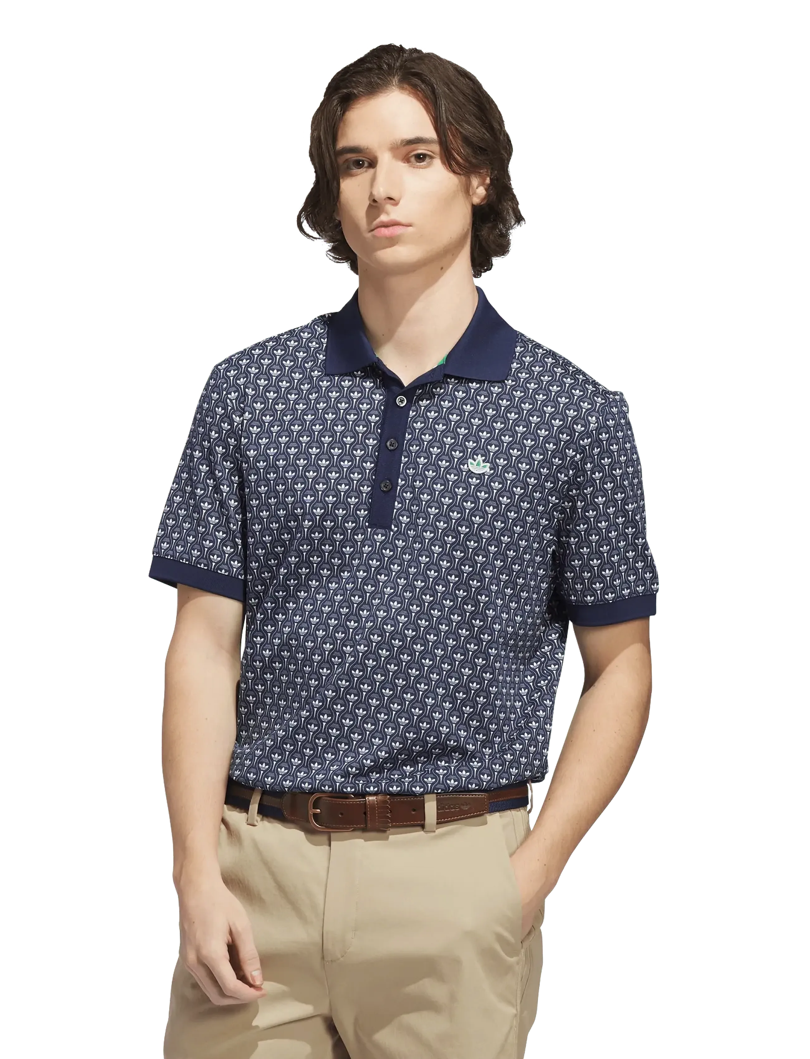 adidas Golf Originals - S Nov AOP P - oberteile & t-shirts - nindig/cwhite - 2