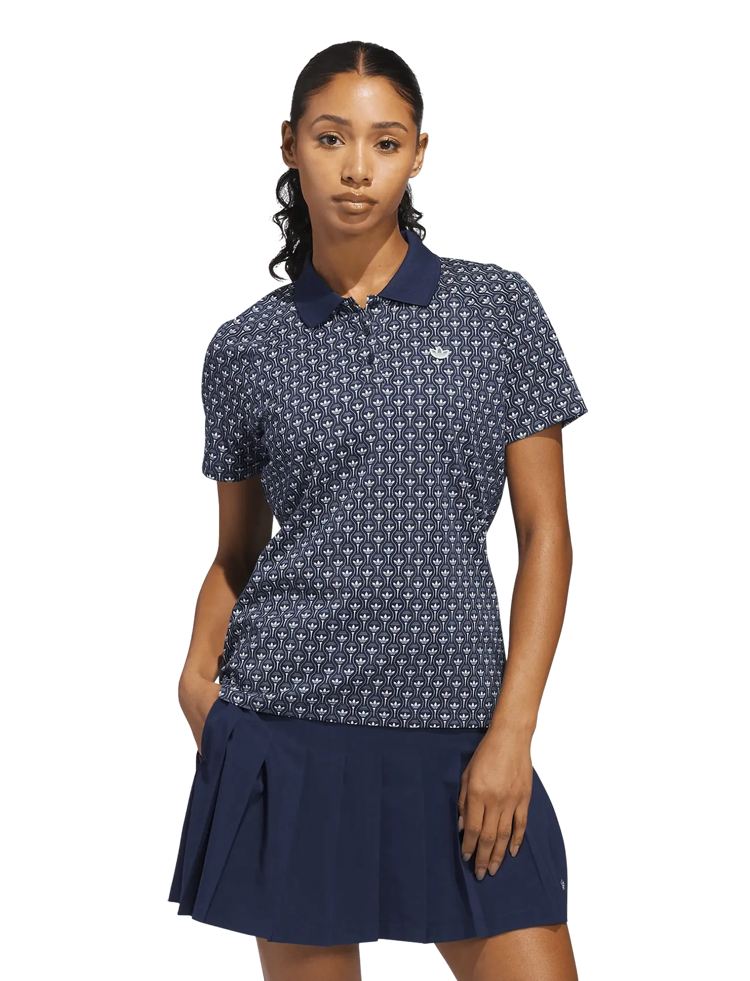 adidas Golf Originals - S Nov AOP W - toppe & t-shirts - nindig/cwhite - 2