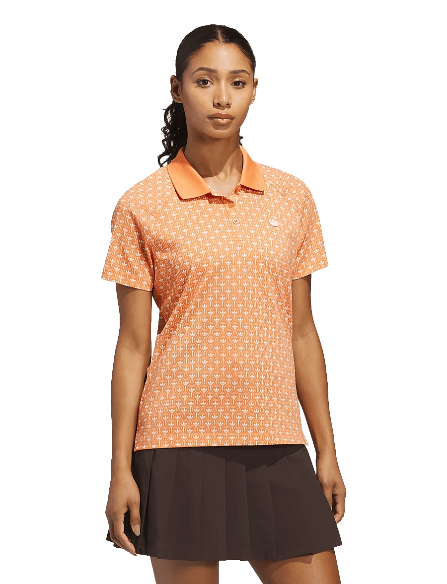 adidas Golf Originals - S Nov AOP W - oberteile & t-shirts - duor/cwhite - 0