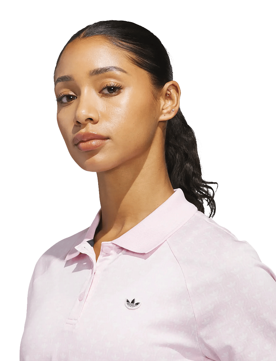 adidas Golf Originals - S Nov AOP W - toppe & t-shirts - clpink/cwhite - 3