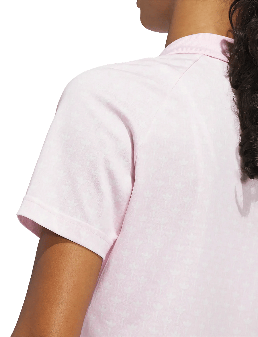 adidas Golf Originals - S Nov AOP W - toppe & t-shirts - clpink/cwhite - 4