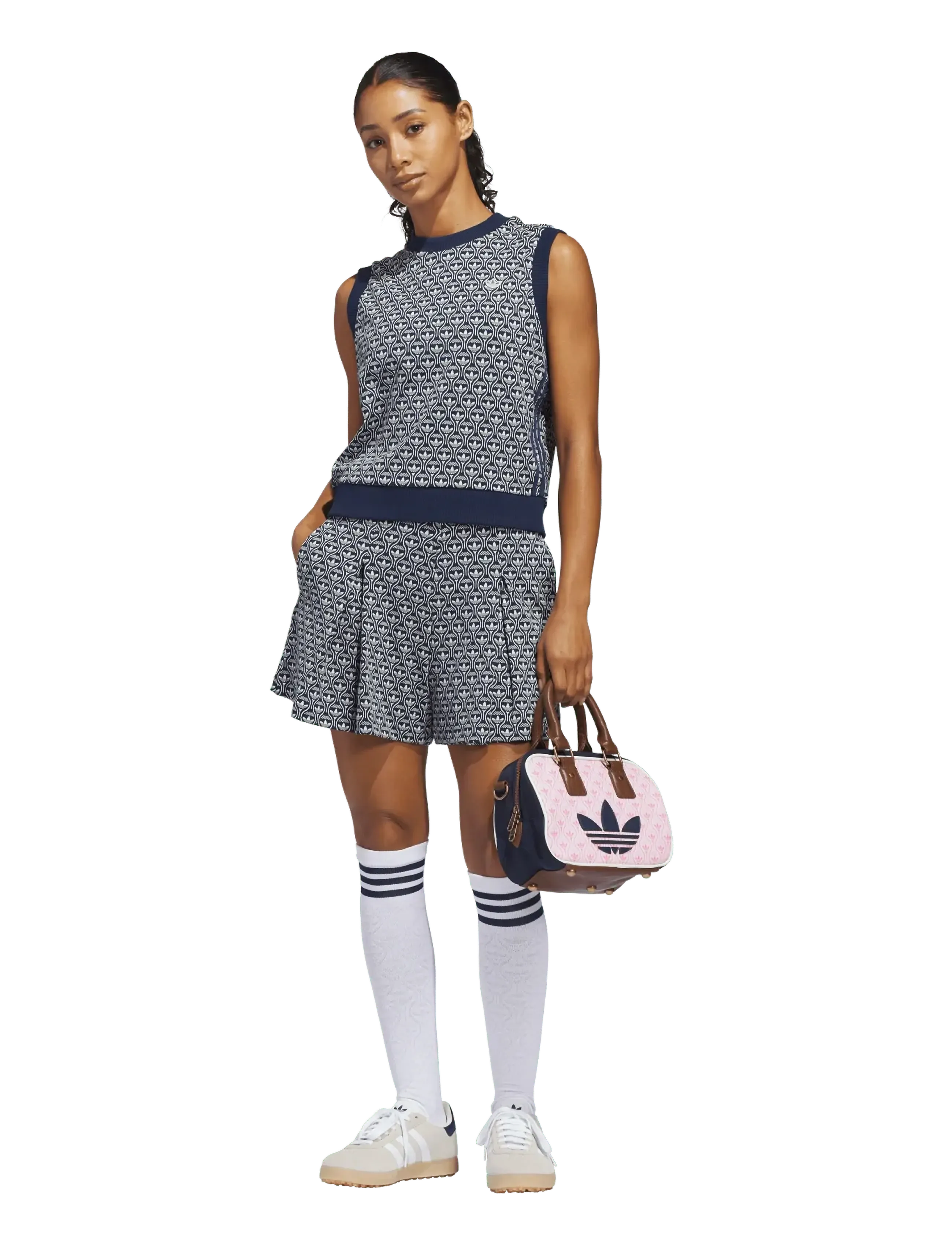 adidas Golf Originals S Nov Skort W - Röcke - NINDIG/CWHITE / navy