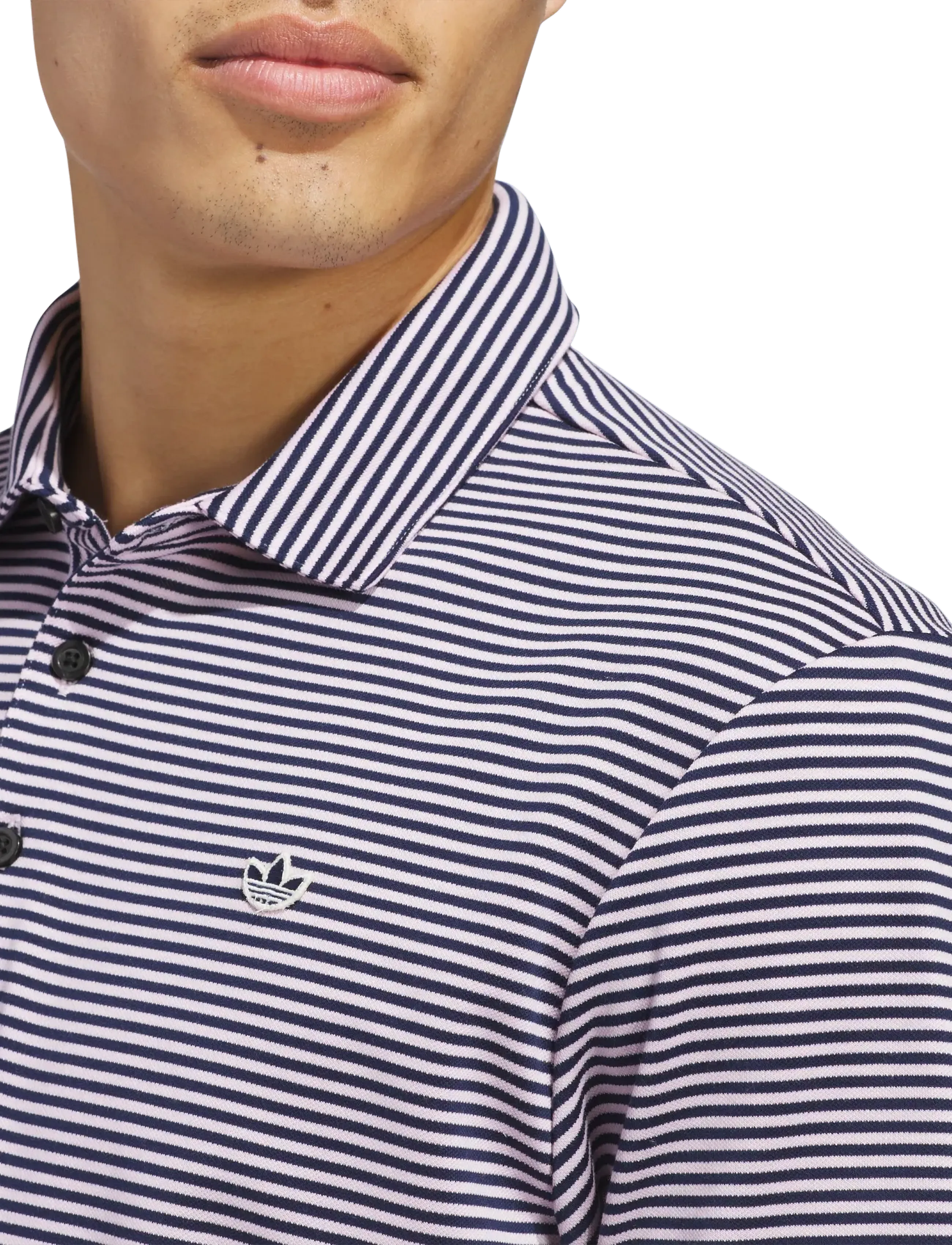 adidas Golf Originals - MR Stripe Polo2 - oberteile & t-shirts - clpink/nindig - 1