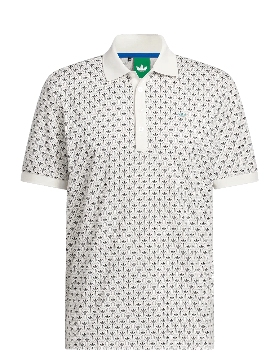 adidas Golf Originals - S Nov AOP P - oberteile & t-shirts - cwhite/nindig - 1