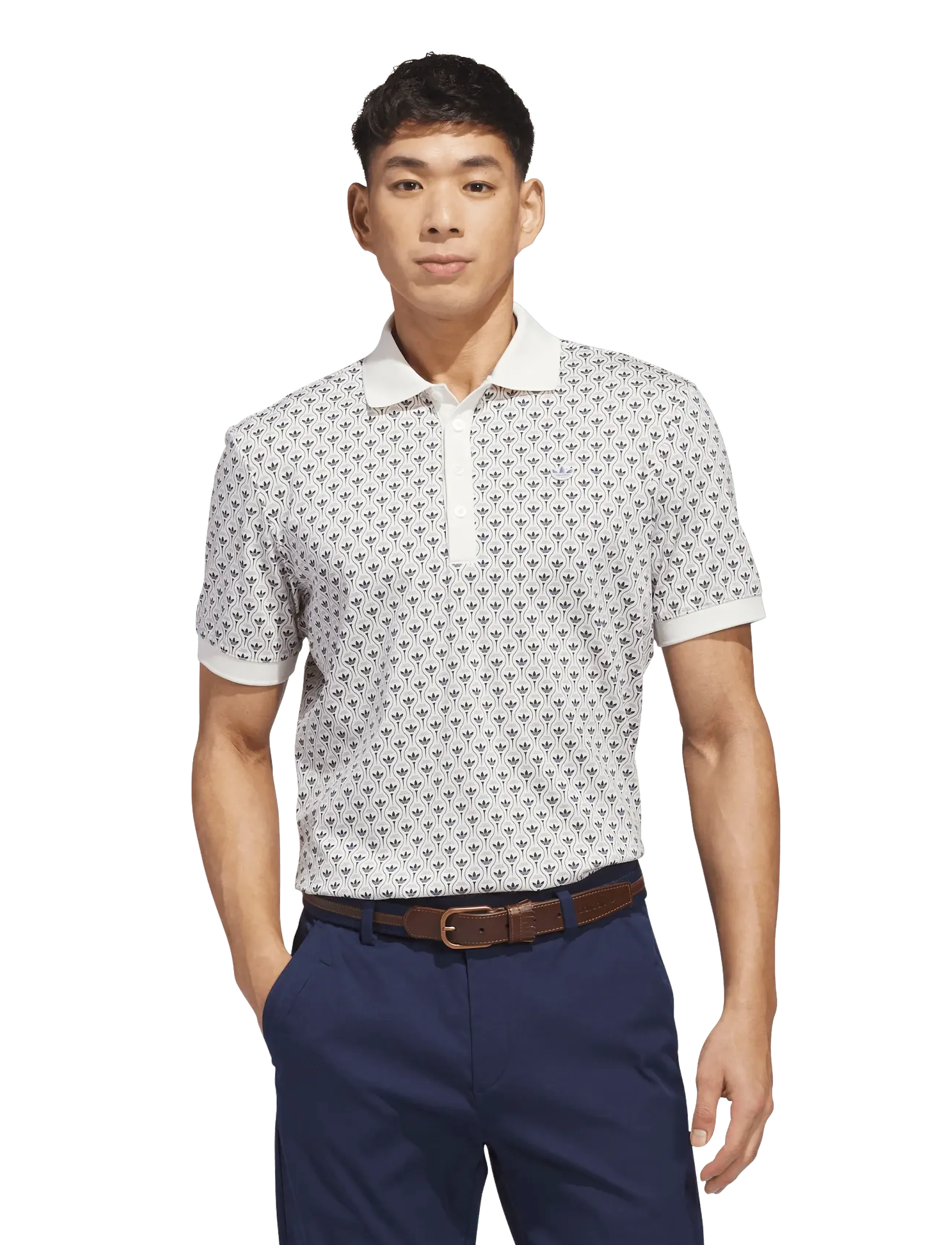 adidas Golf Originals - S Nov AOP P - topit & t-paidat - cwhite/nindig - 2