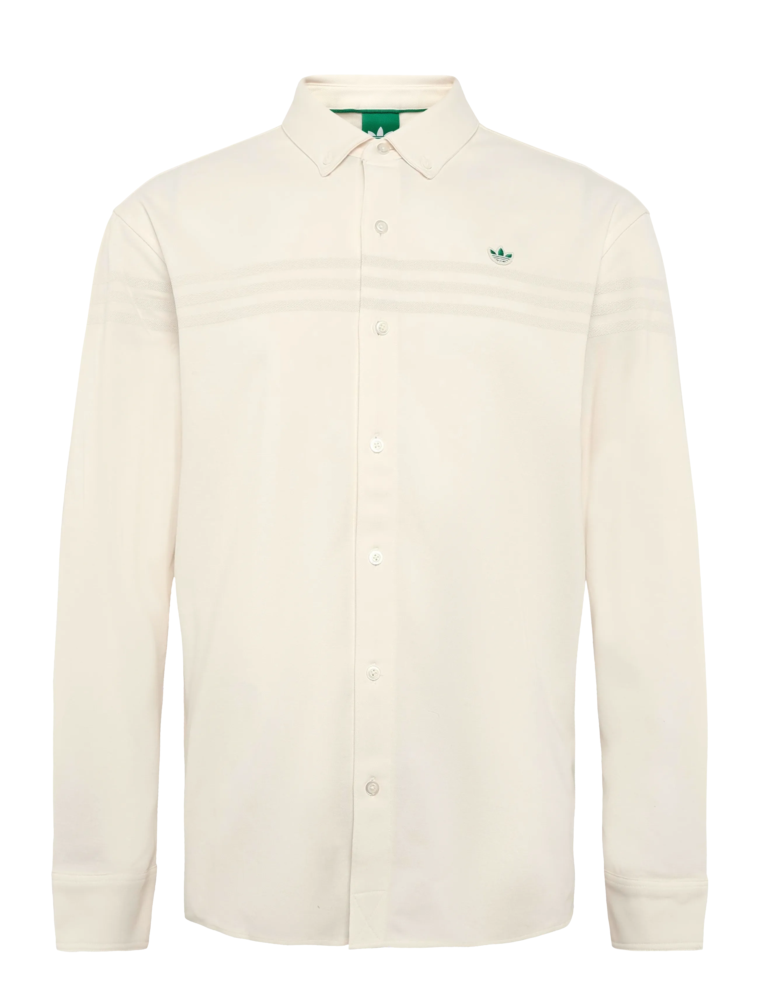 adidas Golf Originals S LS Button Up - Polo's - CWHITE / cream