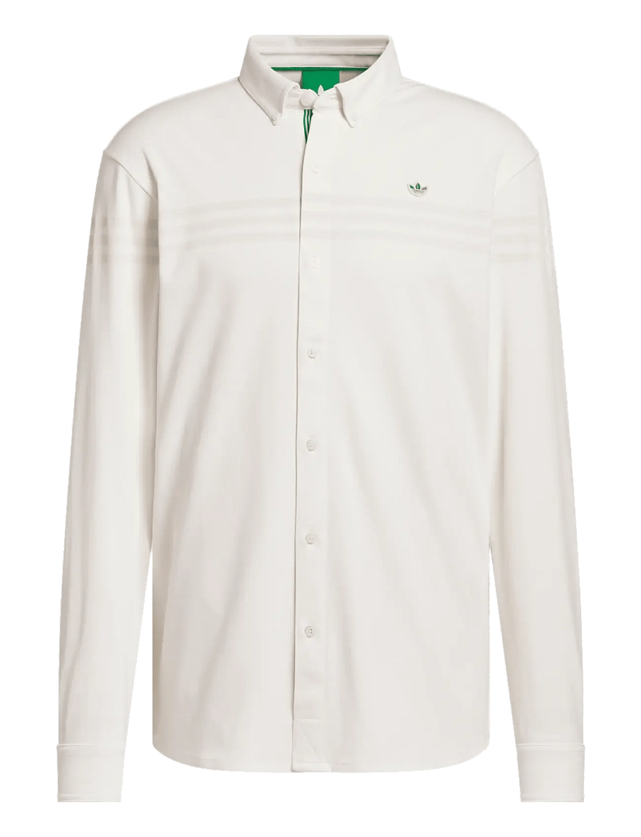 adidas Golf Originals - S LS Button Up - tops & t-shirts - cwhite - 1