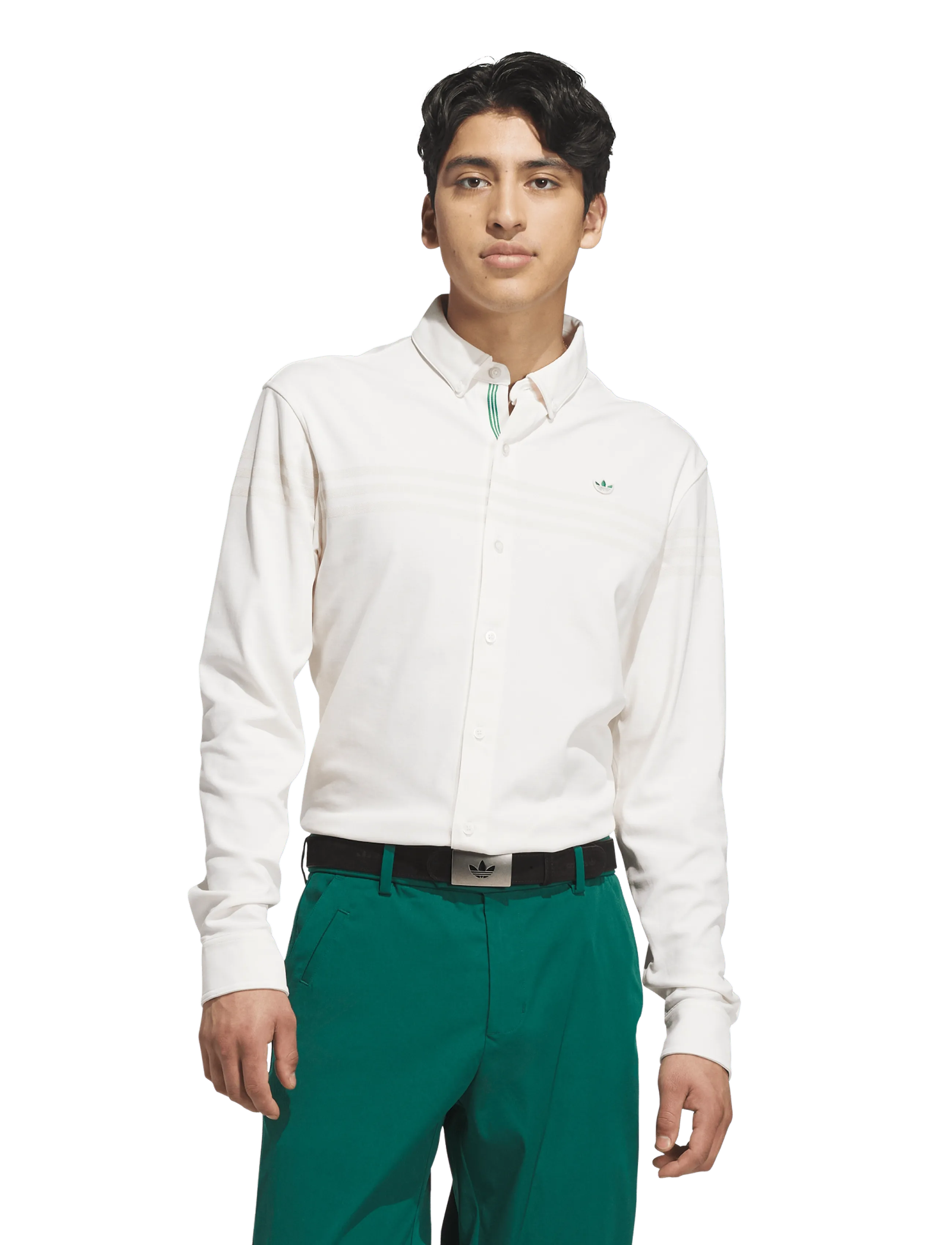 adidas Golf Originals - S LS Button Up - cwhite - 3