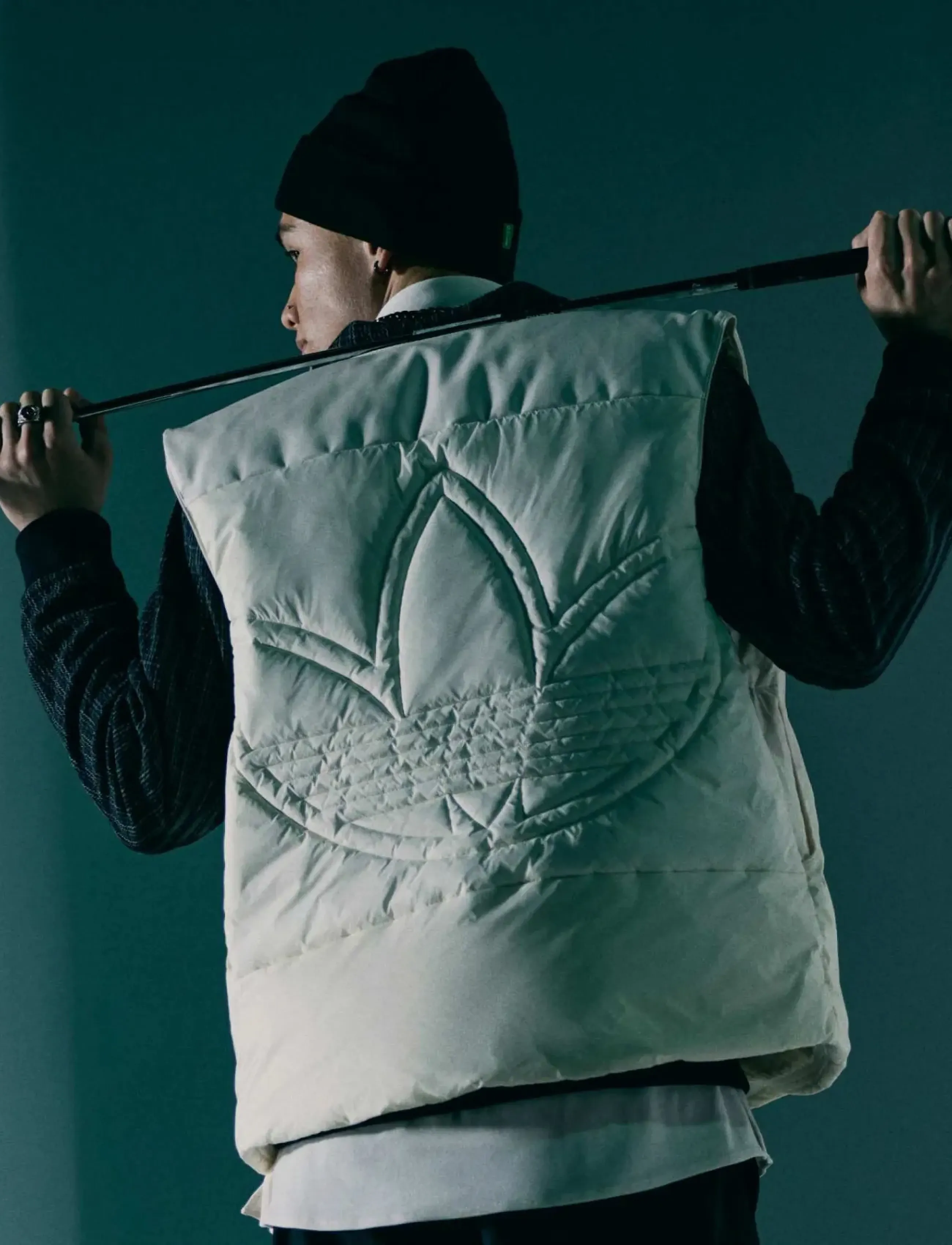adidas Golf Originals S Down Vest - Ytterkläder - CWHITE / white