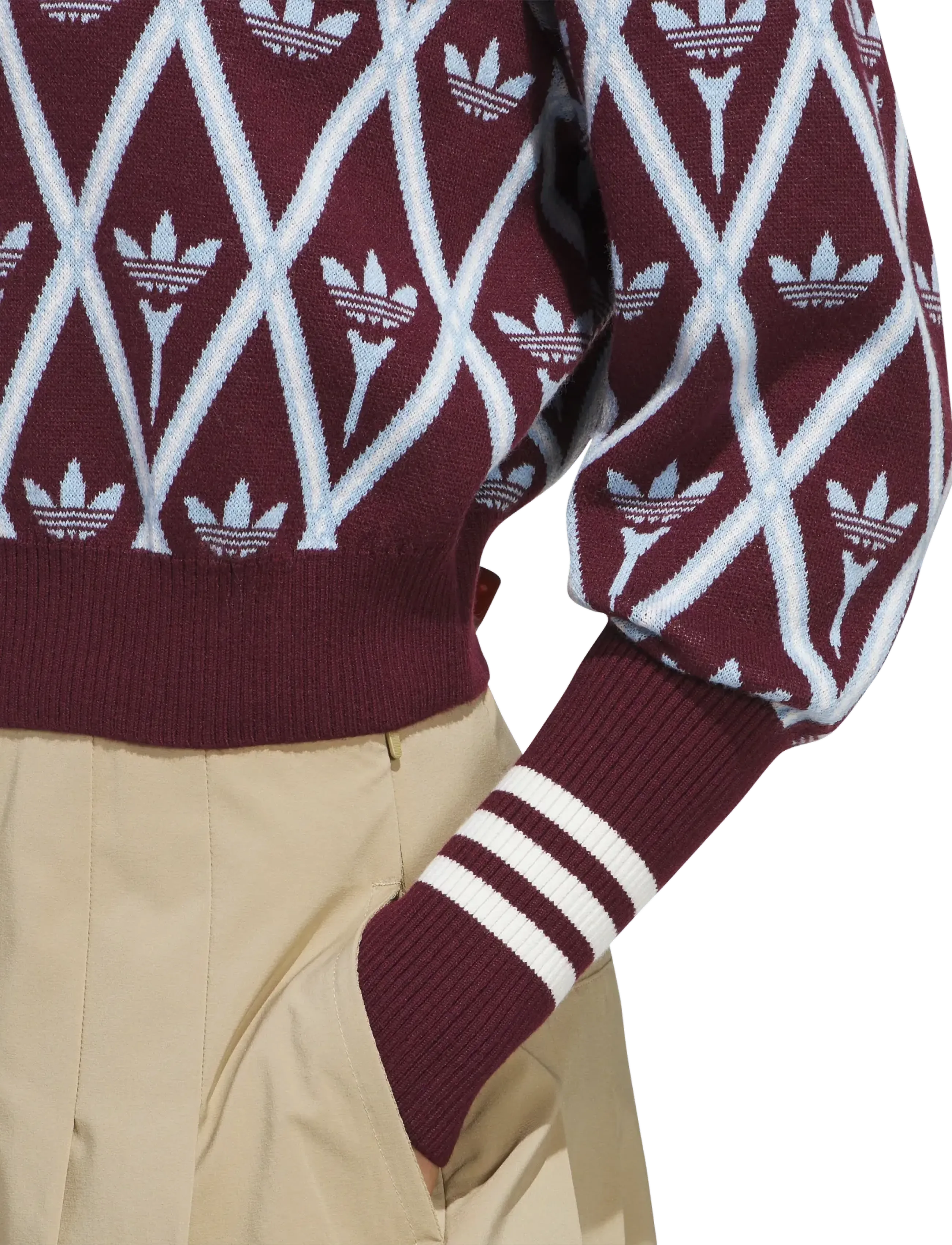 adidas Golf Originals - S Turtleneck - maroon - 5