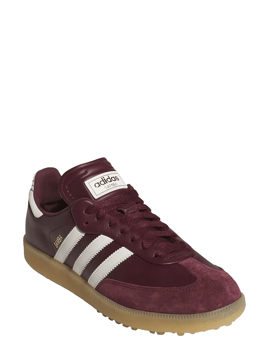 adidas Golf Originals - SAMBA GOLF - golfijalatsid - maroon/owhite/gum3 - 0