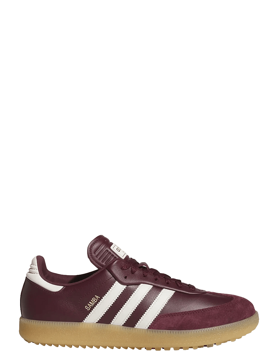 adidas Golf Originals - SAMBA GOLF - golfijalatsid - maroon/owhite/gum3 - 1