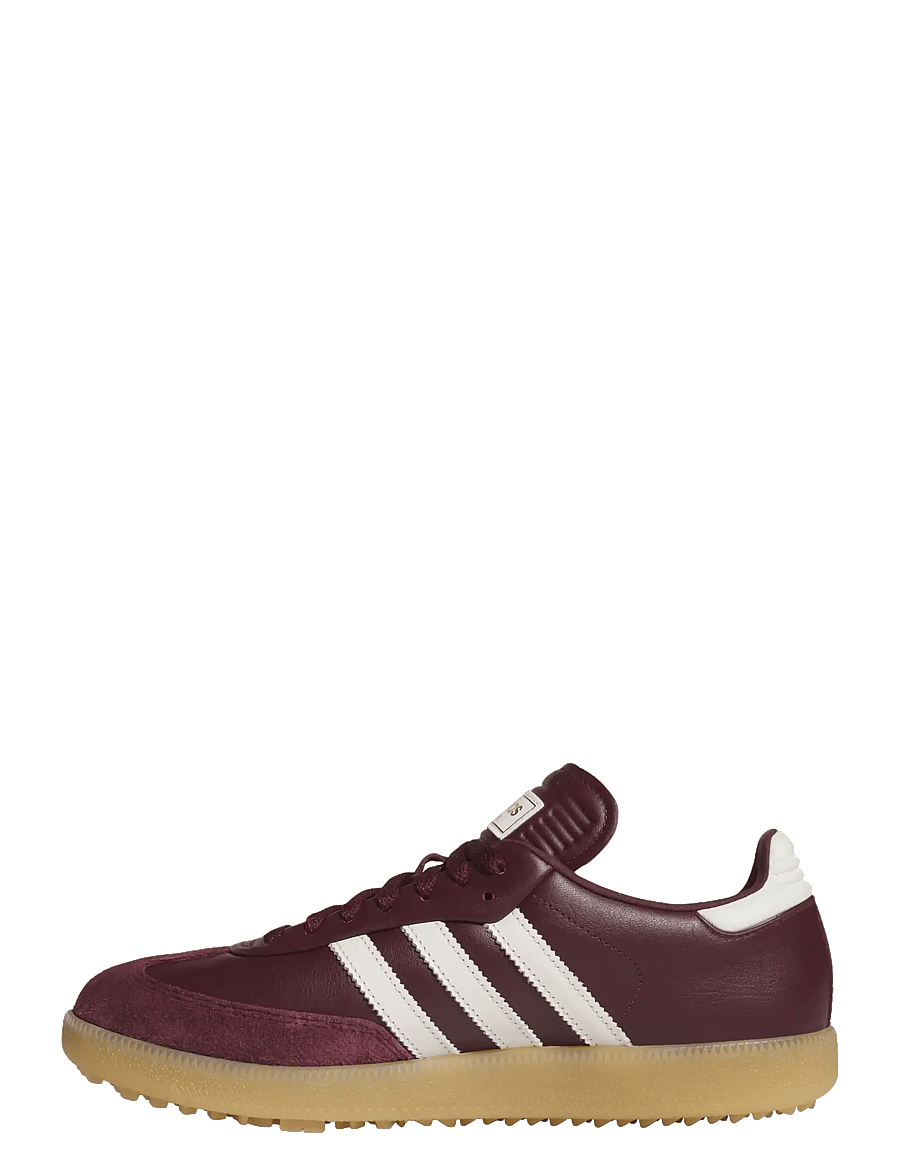 adidas Golf Originals - SAMBA GOLF - golfijalatsid - maroon/owhite/gum3 - 2