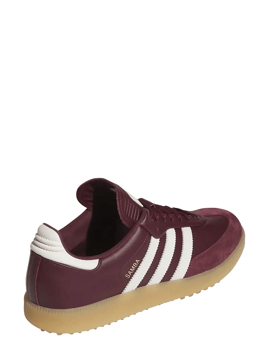 adidas Golf Originals - SAMBA GOLF - golfijalatsid - maroon/owhite/gum3 - 3