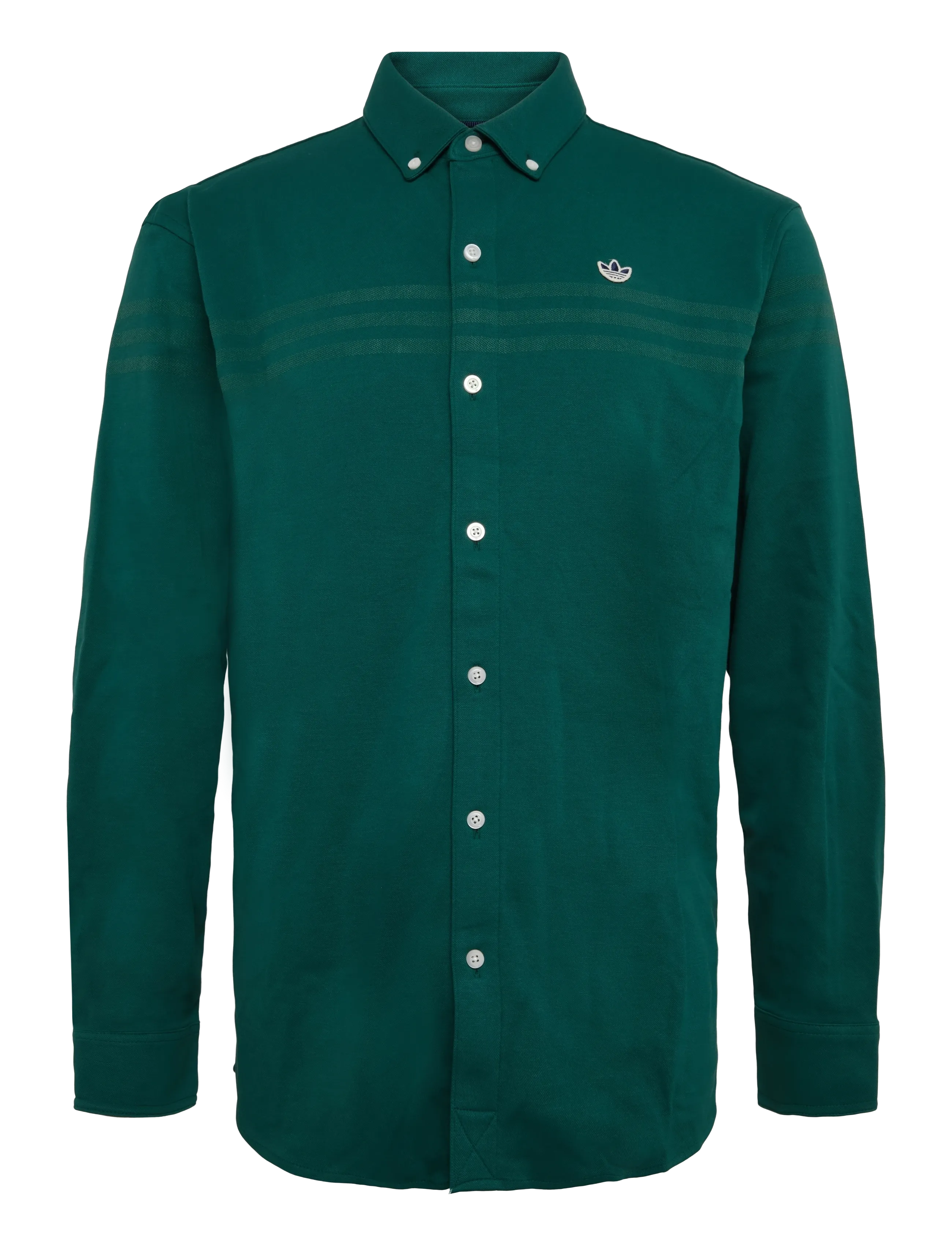 adidas Golf Originals S LS Button Up - Uued tooted - CGREEN / green