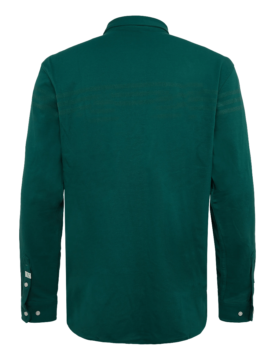 adidas Golf Originals - S LS Button Up - polos - cgreen - 2