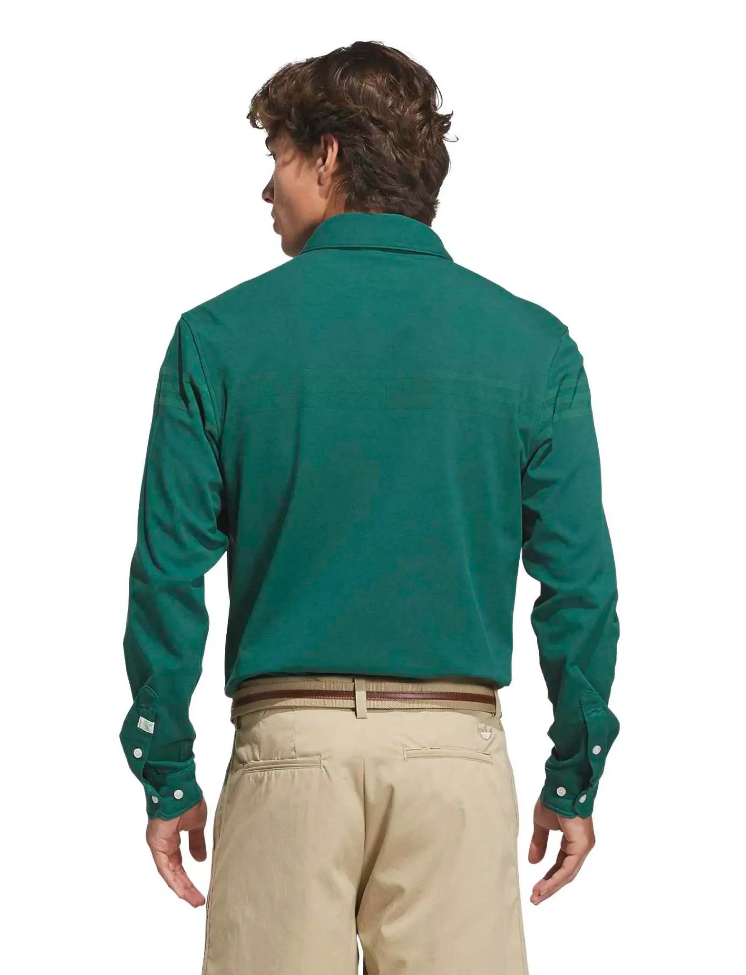 adidas Golf Originals - S LS Button Up - alussärgid ja t-särgid - cgreen - 2
