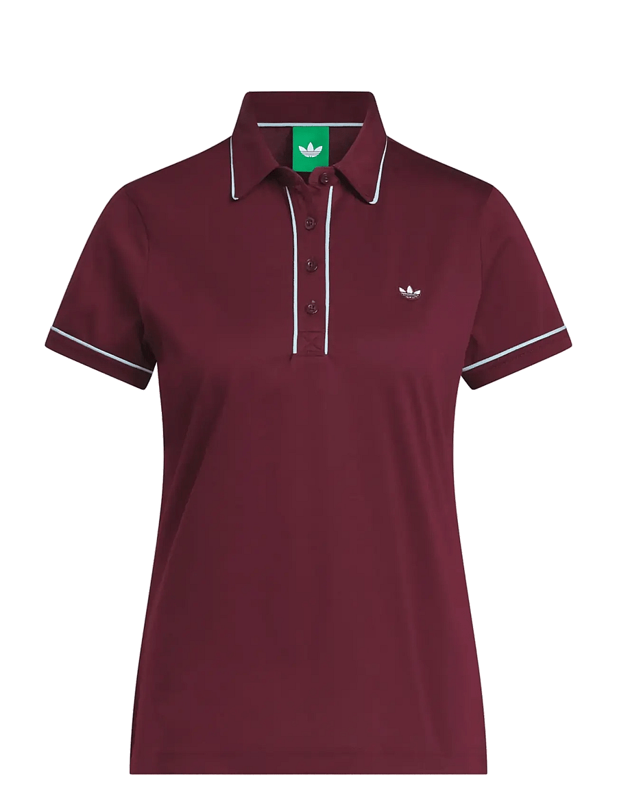 adidas Golf Originals - F Solid Polo W - oberteile & t-shirts - maroon - 1