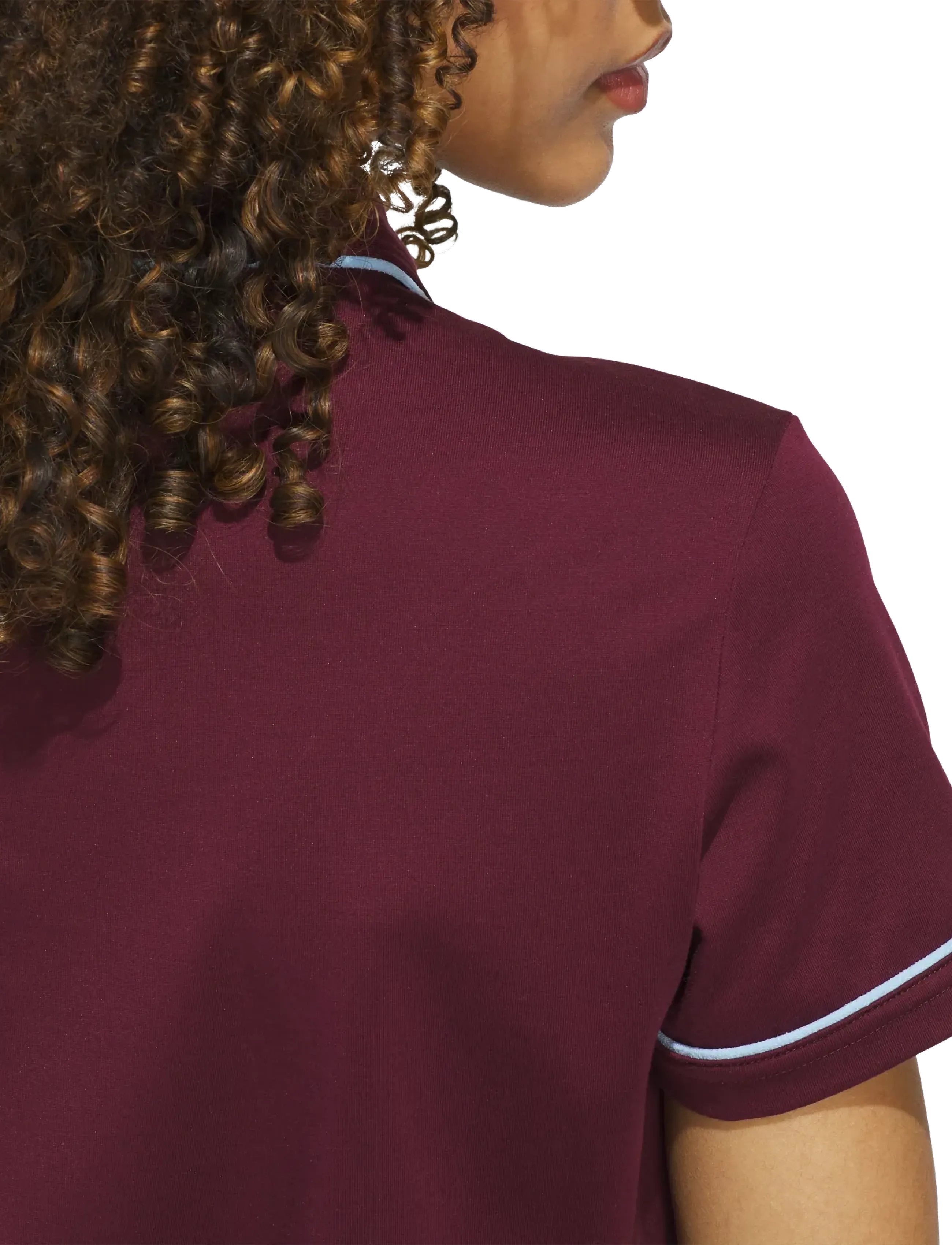 adidas Golf Originals - F Solid Polo W - polos - maroon - 5