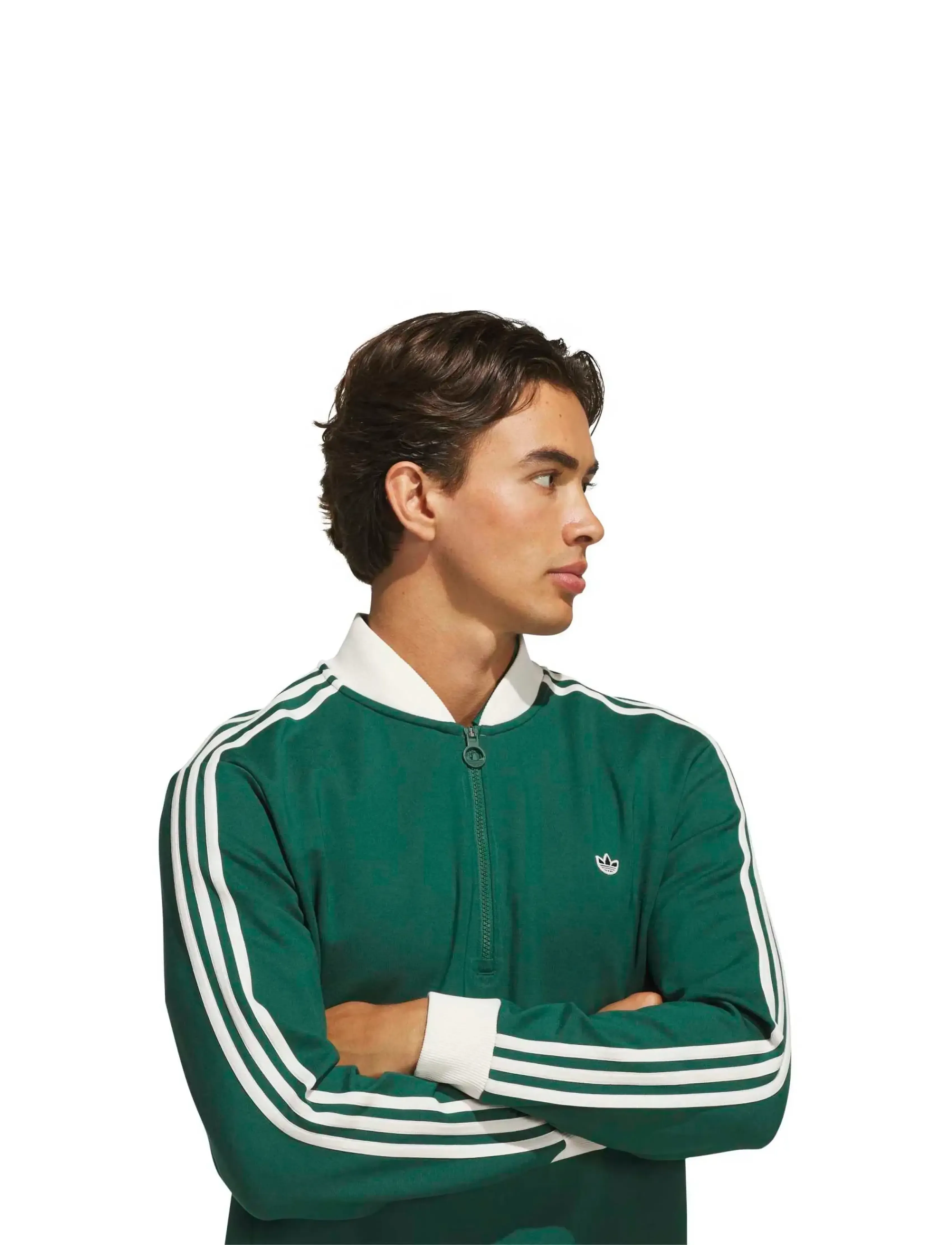 adidas Golf Originals - F 3 Str 1/4 Zip - alussärgid - cgreen - 4