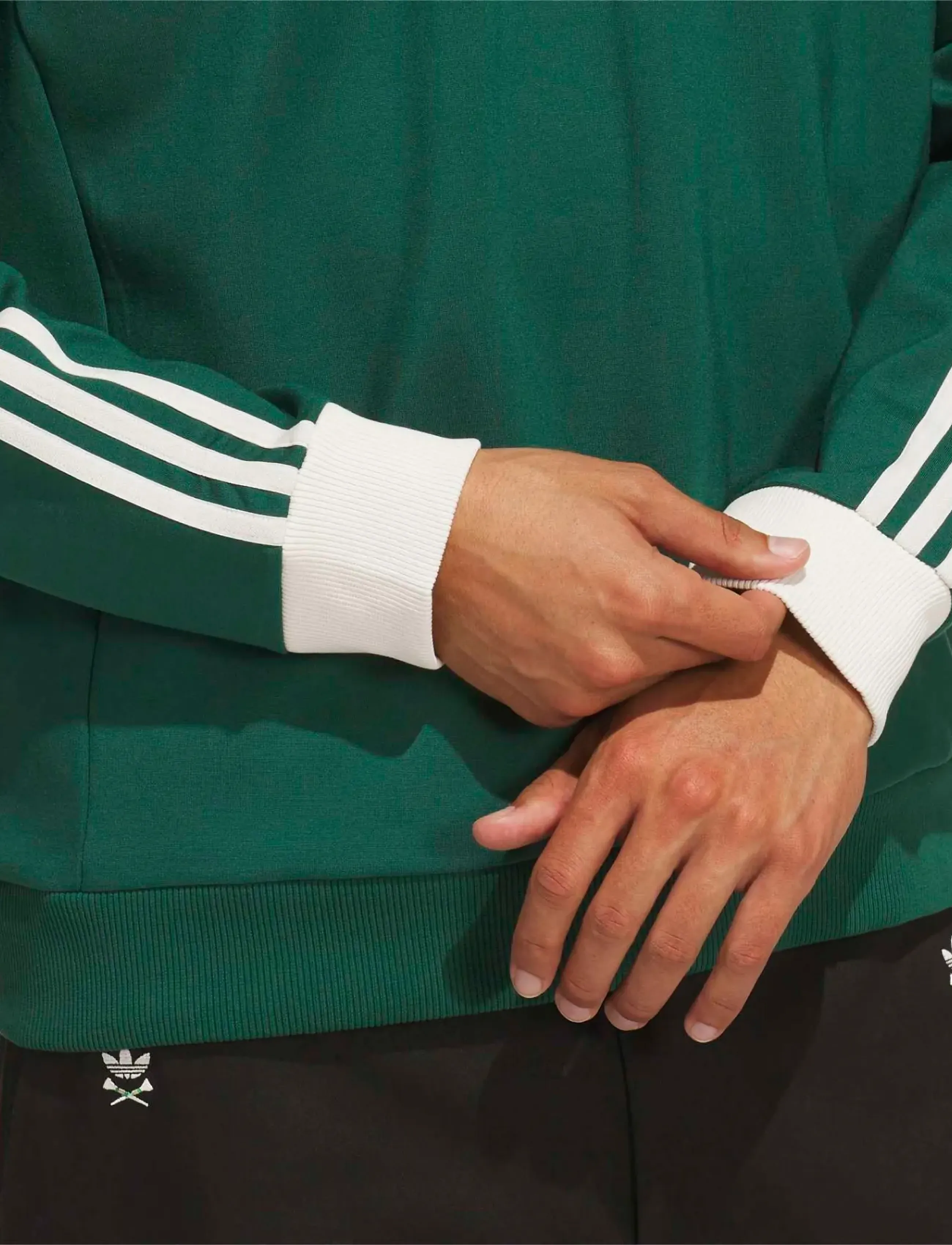 adidas Golf Originals - F 3 Str 1/4 Zip - alussärgid - cgreen - 5