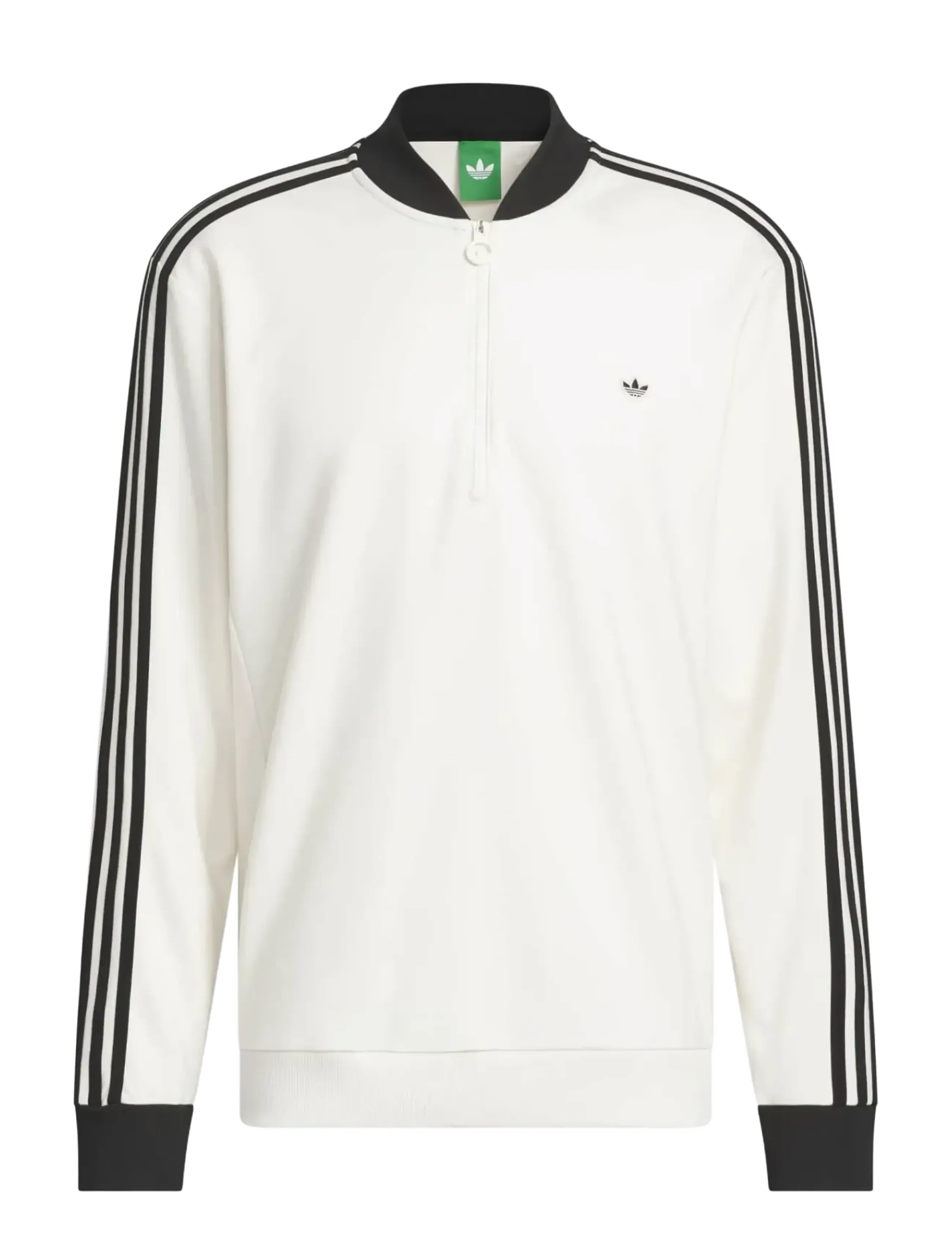 adidas Golf Originals F 3 Str 1/4 Zip - Kleidung - CWHITE/BLACK / cream