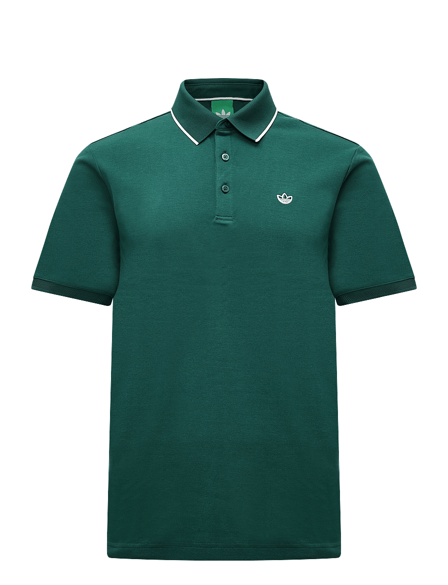 adidas Golf Originals - F Solid Polo LC - polos - cgreen - 1