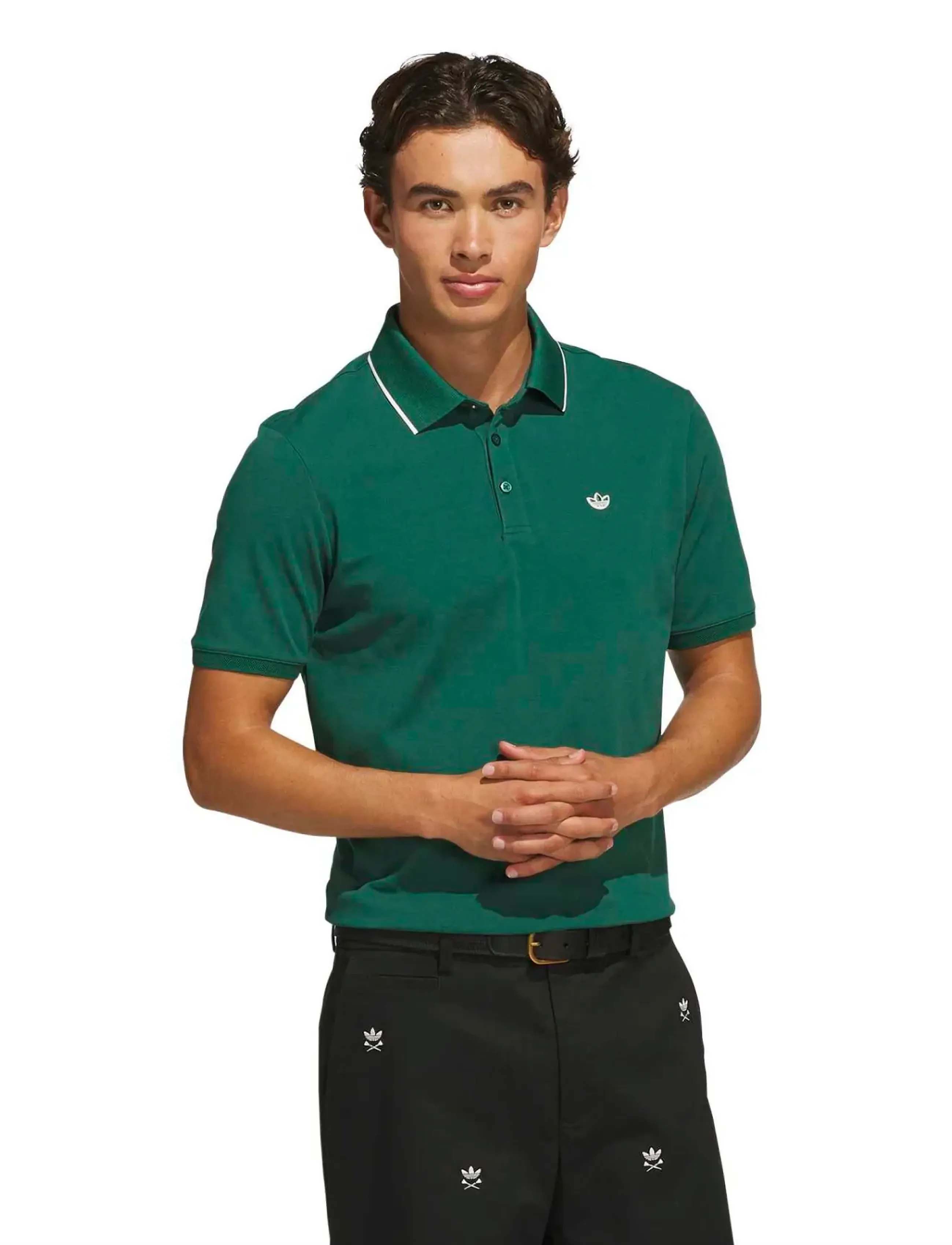 adidas Golf Originals F Solid Polo LC - Pikéer - CGREEN / green