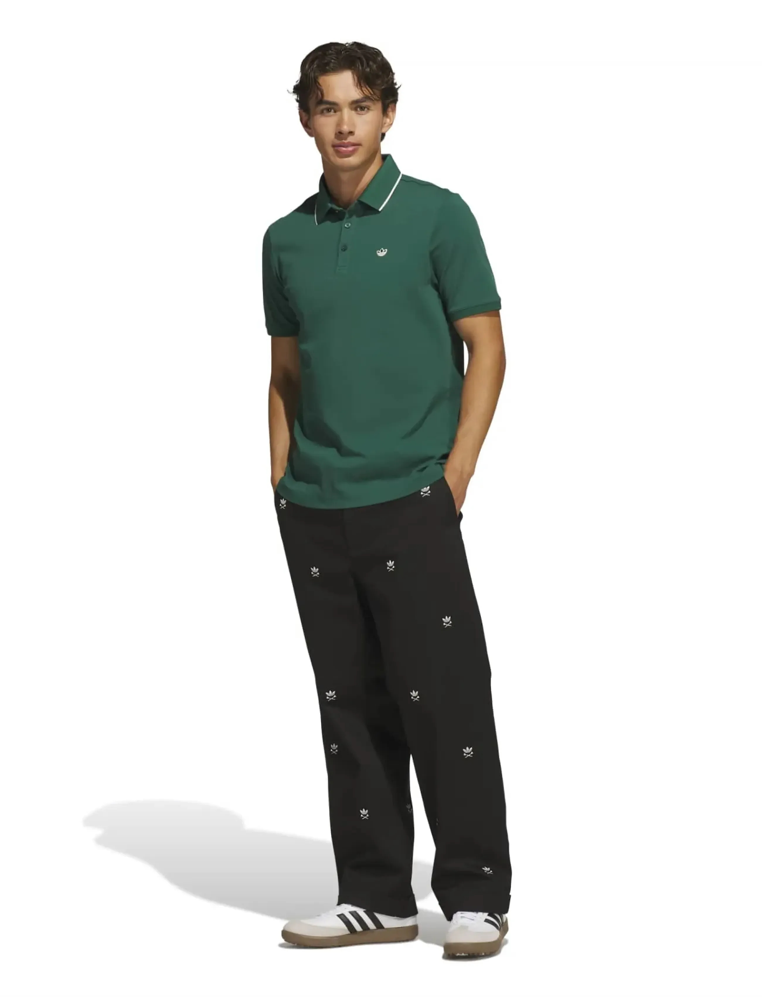 adidas Golf Originals - F Solid Polo LC - alussärgid ja t-särgid - cgreen - 3