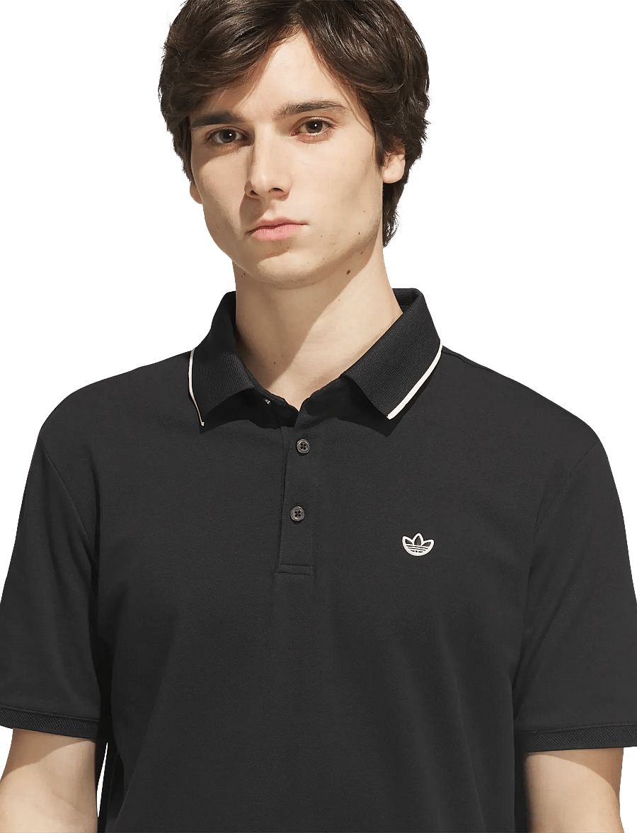 adidas Golf Originals - F Solid Polo LC - toppar & t-shirts - black - 3