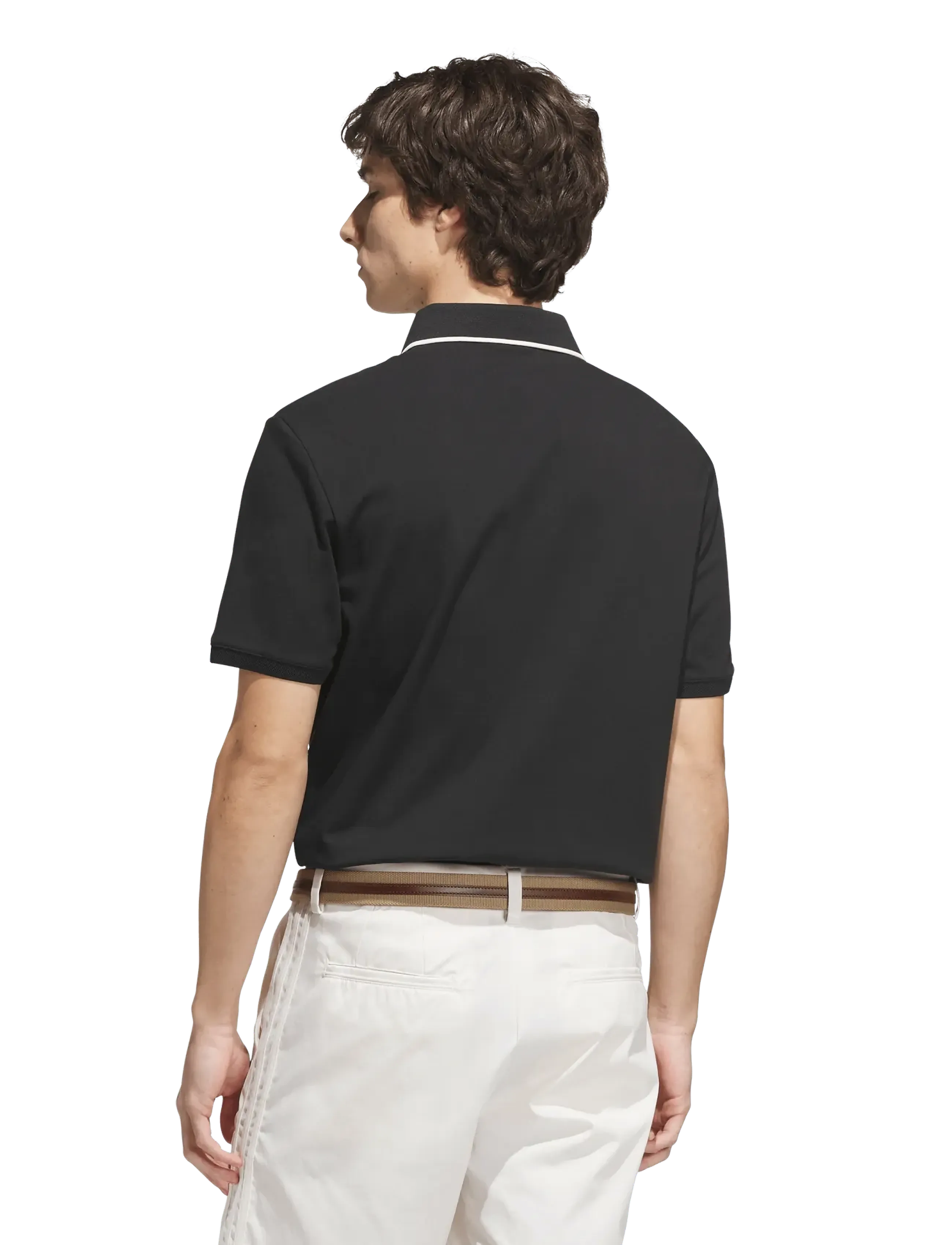 adidas Golf Originals - F Solid Polo LC - toppar & t-shirts - black - 5