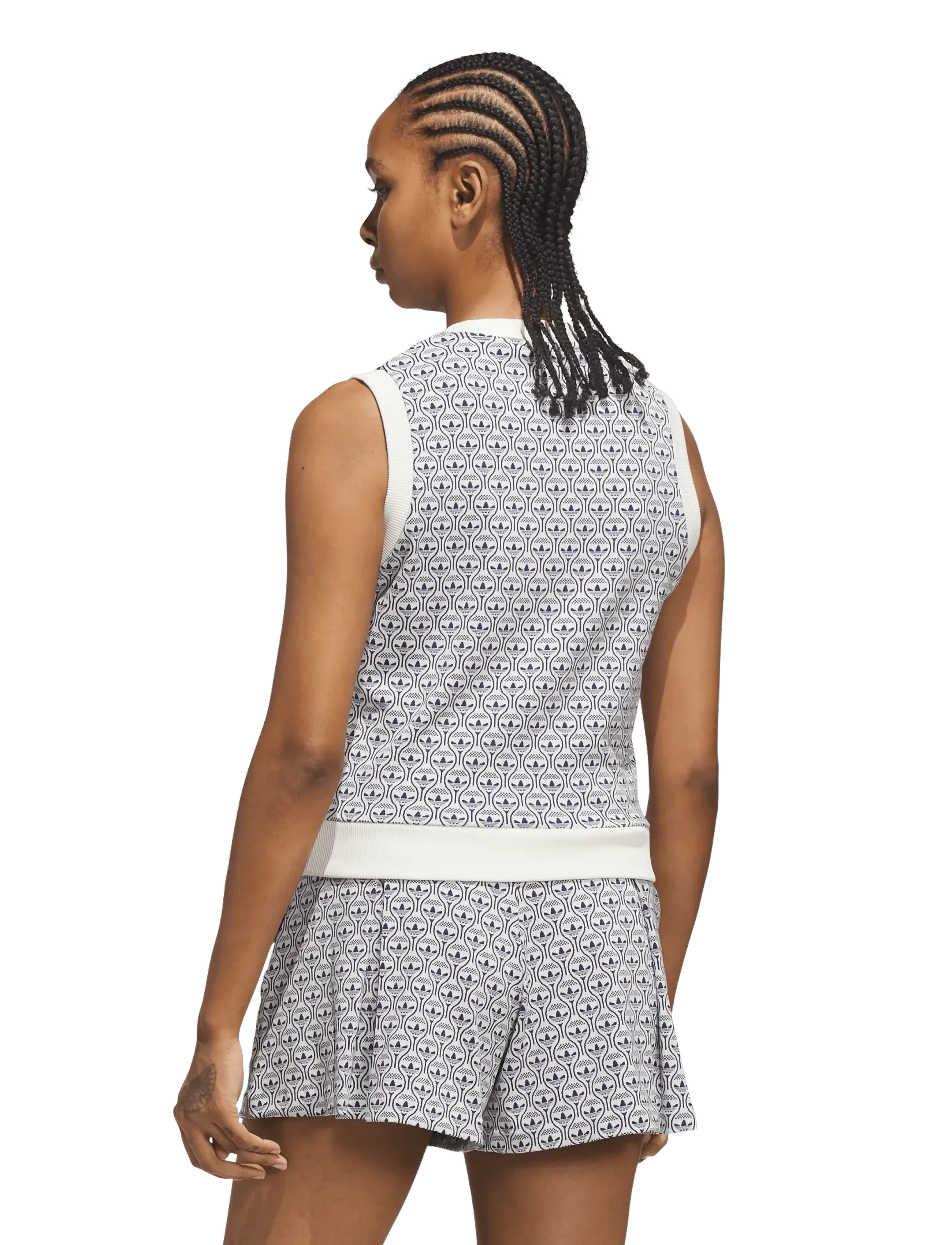 adidas Golf Originals - S Nov Vest W - tank tops - cwhite/nindig - 2