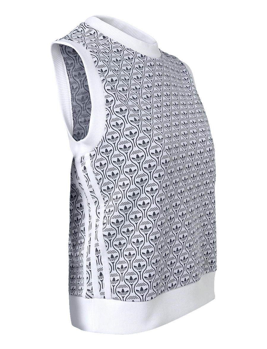 adidas Golf Originals - S Nov Vest W - toppar & t-shirts - cwhite/nindig - 4