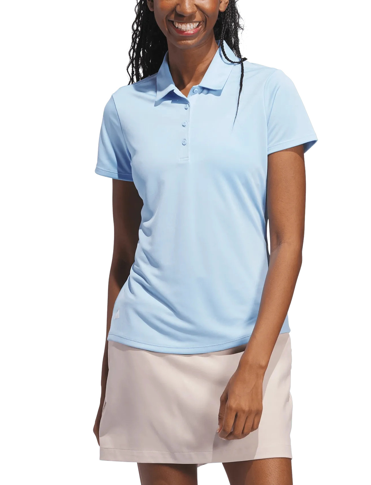 adidas Golf W Perf Sld Ss P - Blue - XS