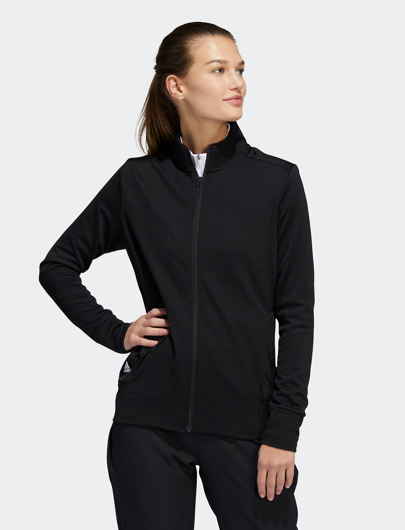 adidas Golf - TXT FZ J - sweatshirts & hoodies - black - 0