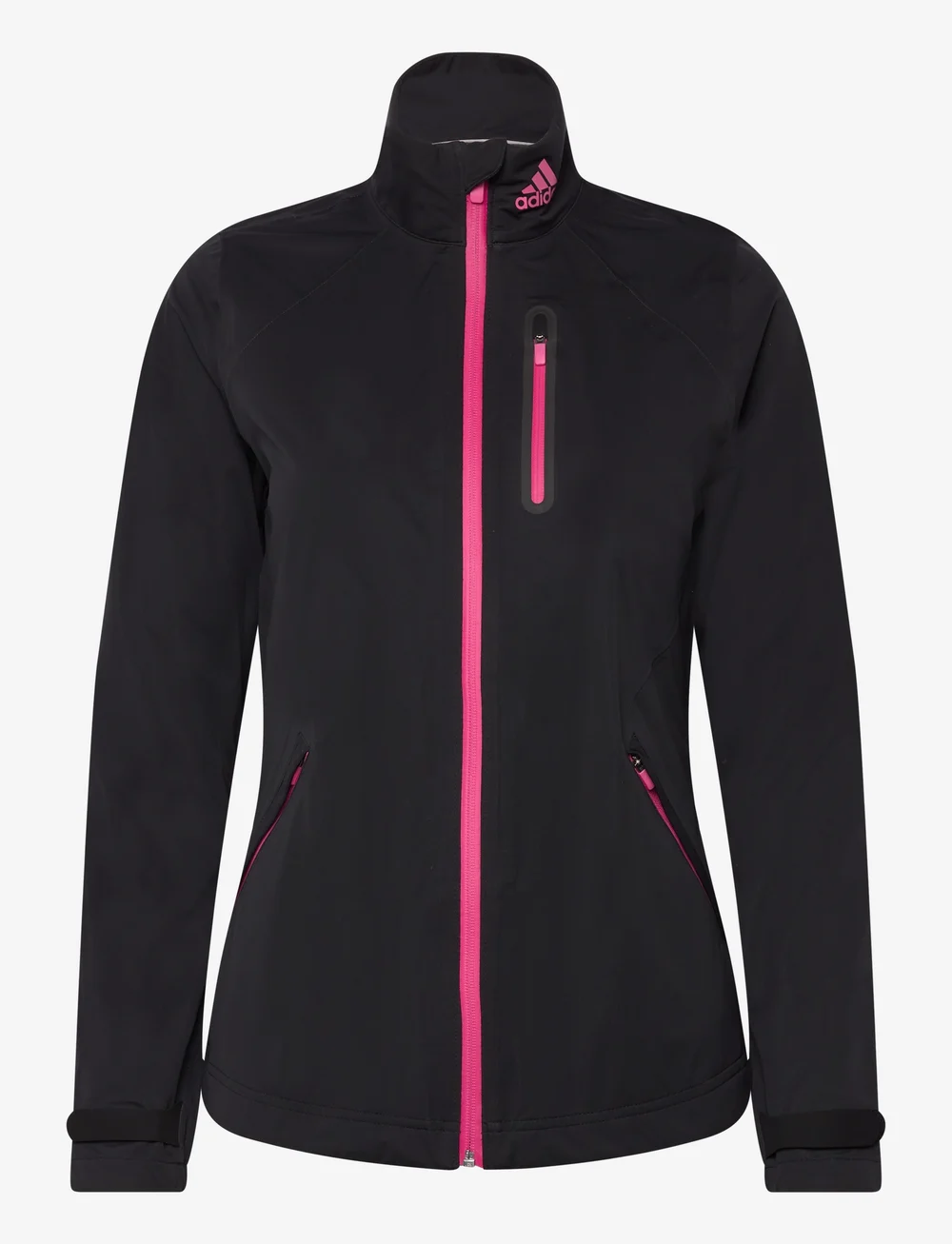 Adidas black and pink jacket hotsell