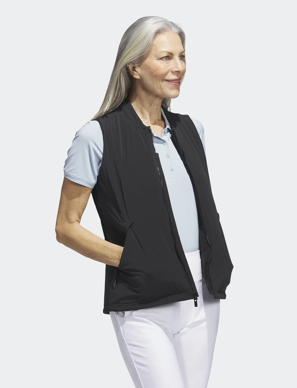 adidas Golf - W FRSTGD VST - ytterkläder - black - 4