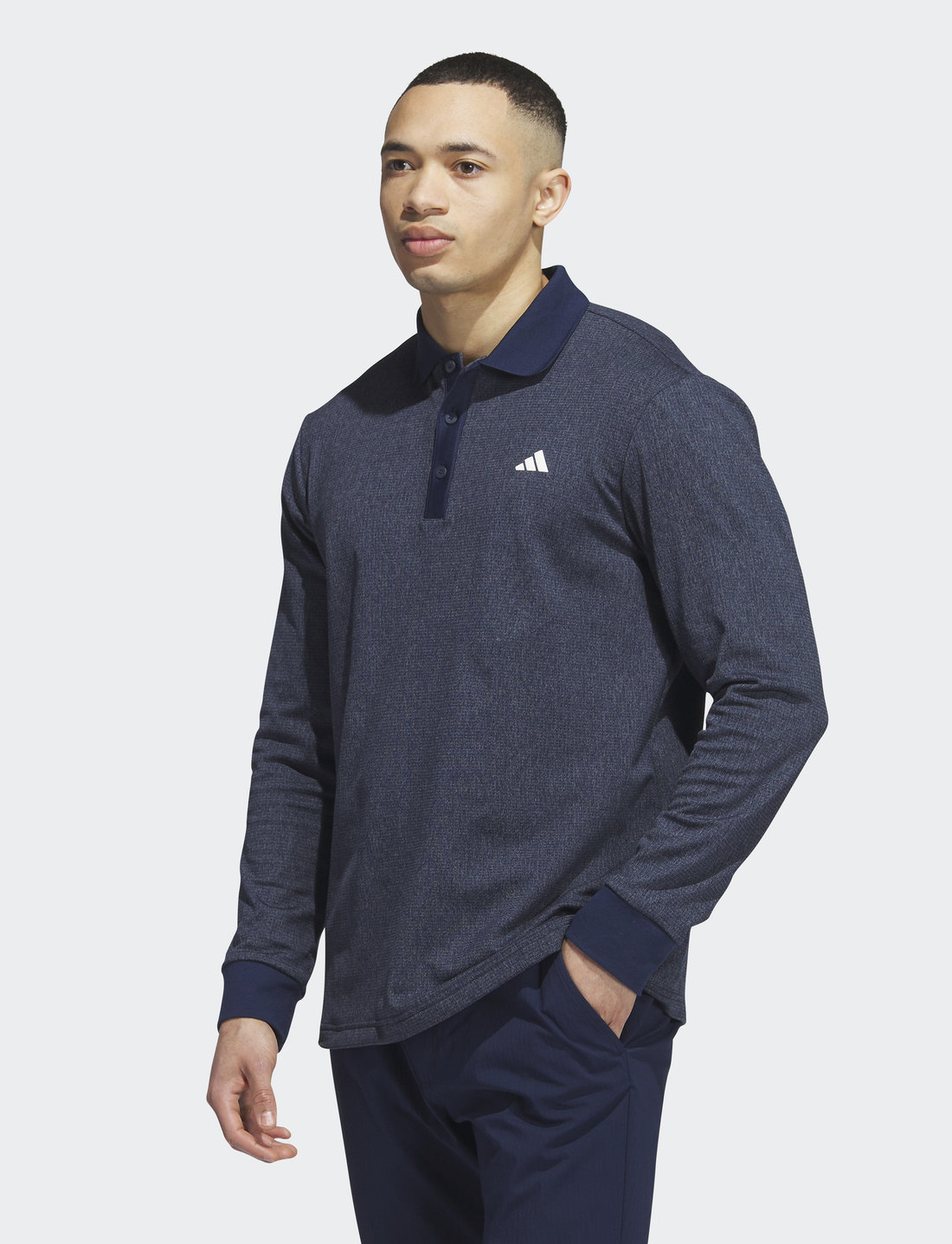 adidas Golf Ls Htr Polo Long sleeved polos Boozt