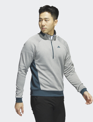 adidas Golf - DWR Quarter-Zip Sweatshirt - mid layer jackets - grethr/gretwo/arcngt - 4