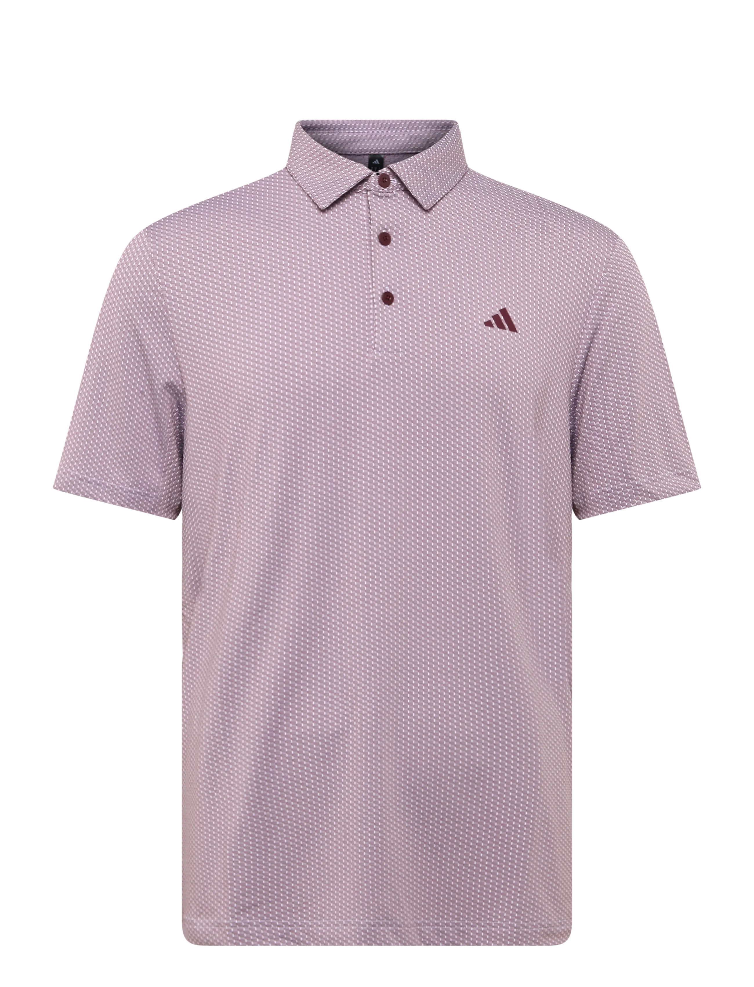 adidas Golf PERF TXT POLO - Tänavastiil - WHITE/MAROON / purple