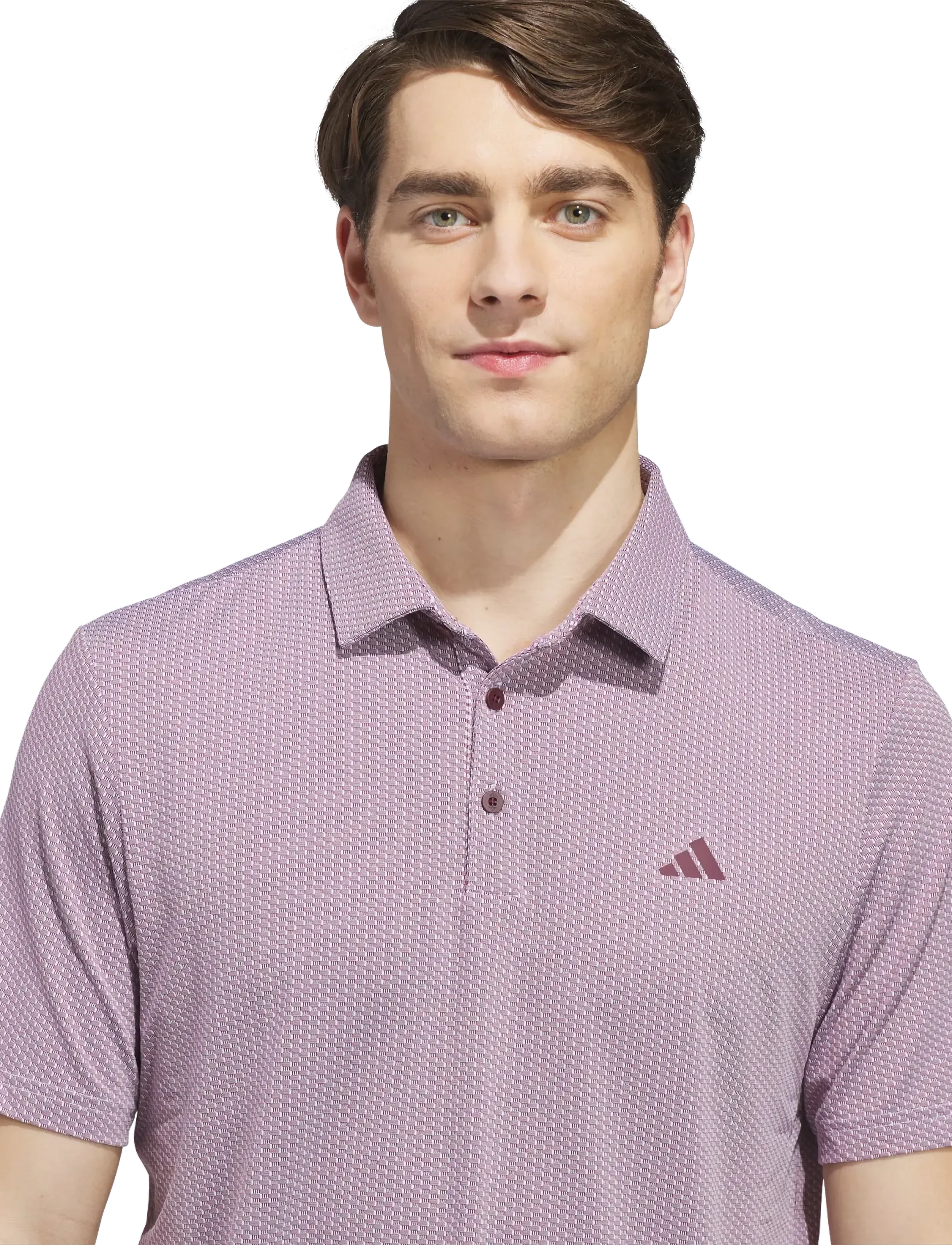 adidas Golf - PERF TXT POLO - alussärgid ja t-särgid - white/maroon - 3