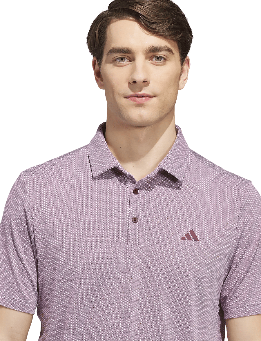 adidas Golf - PERF TXT POLO - alussärgid ja t-särgid - white/maroon - 3