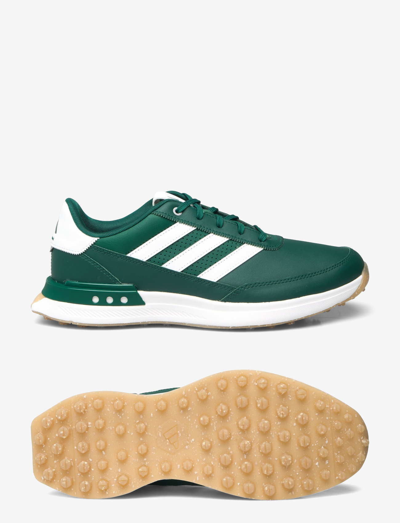 adidas Golf - S2G SL LEATHER 24 - golfsko - cgreen/ftwwht/gum4 - 0