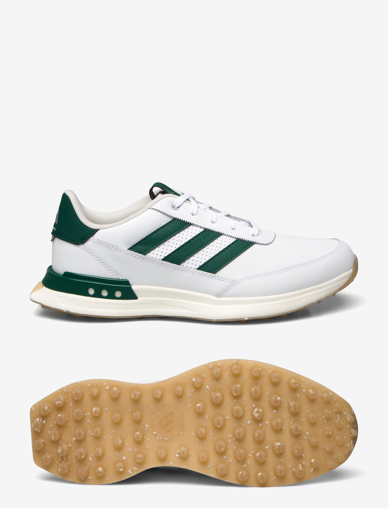 adidas Golf - S2G SL LEATHER 24 - golfschuhe - ftwwht/cgreen/gum4 - 0