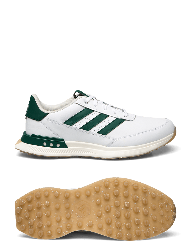 adidas Golf - S2G SL LEATHER 24 - golfschuhe - ftwwht/cgreen/gum4 - 0