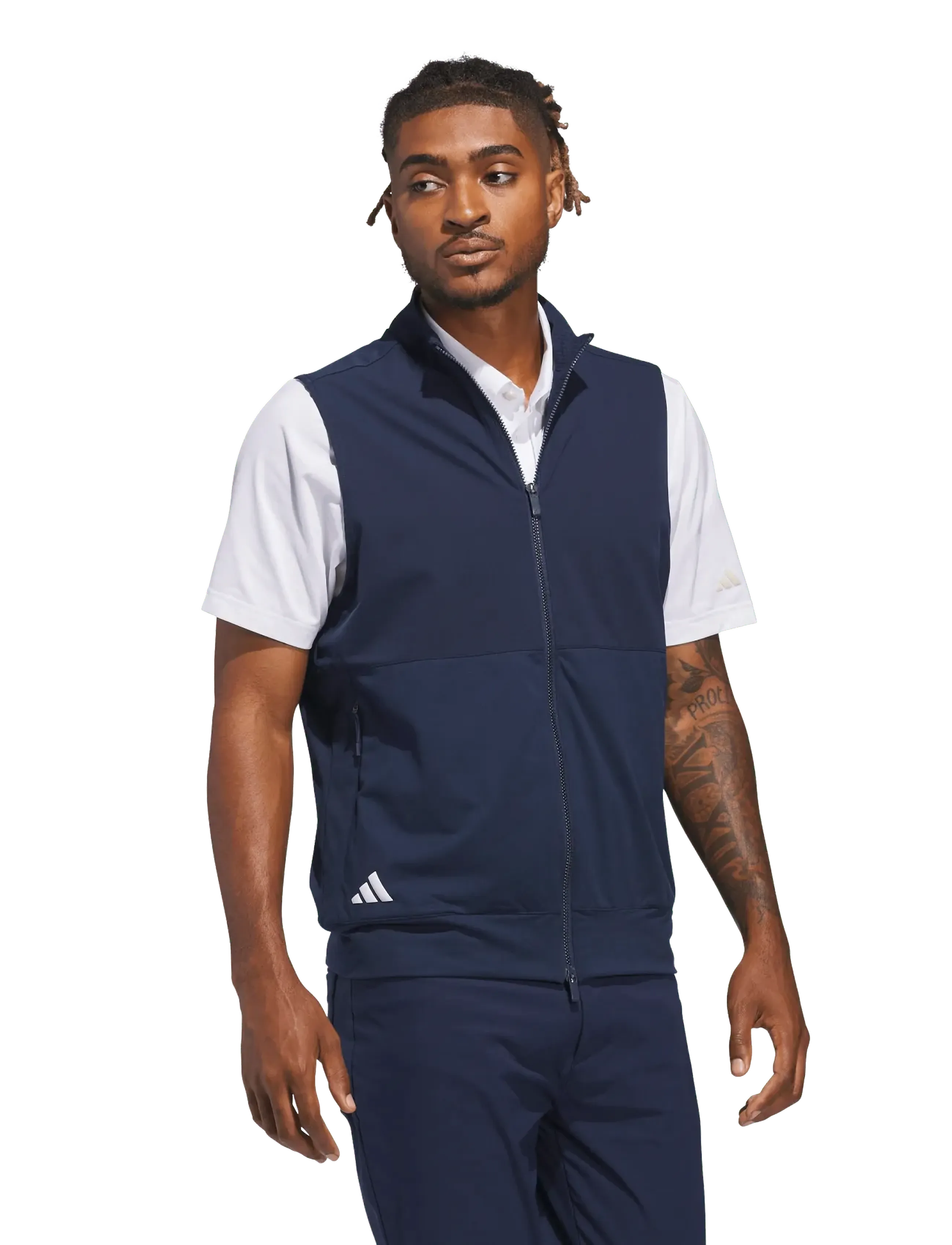 adidas Golf Tour Vest, XXL, Navy, Sport Overtøj > Sport Veste, Herre