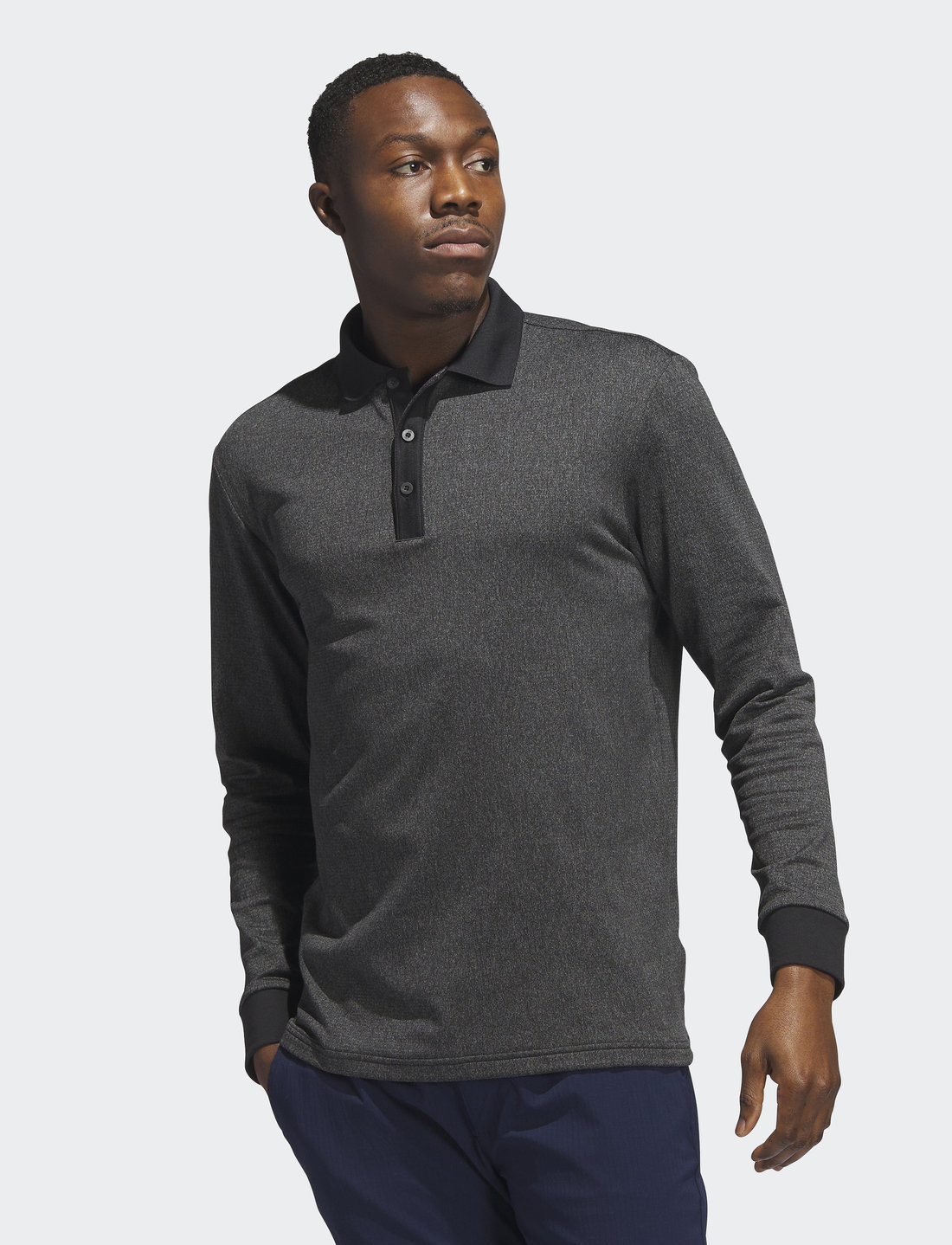 adidas Golf Ls Htr Polo Long sleeved polos Boozt