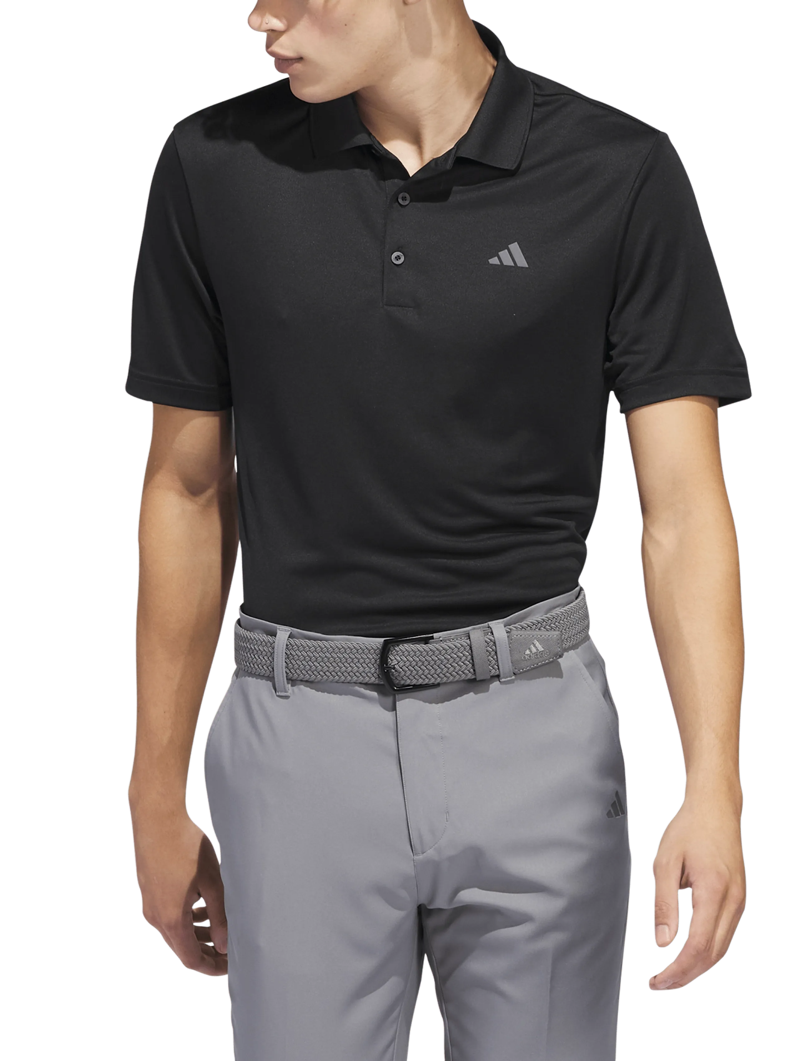 adidas Golf Adi Prf Lc Polo, L, Polos, Schwarz - Short-sleeved, Männerswear