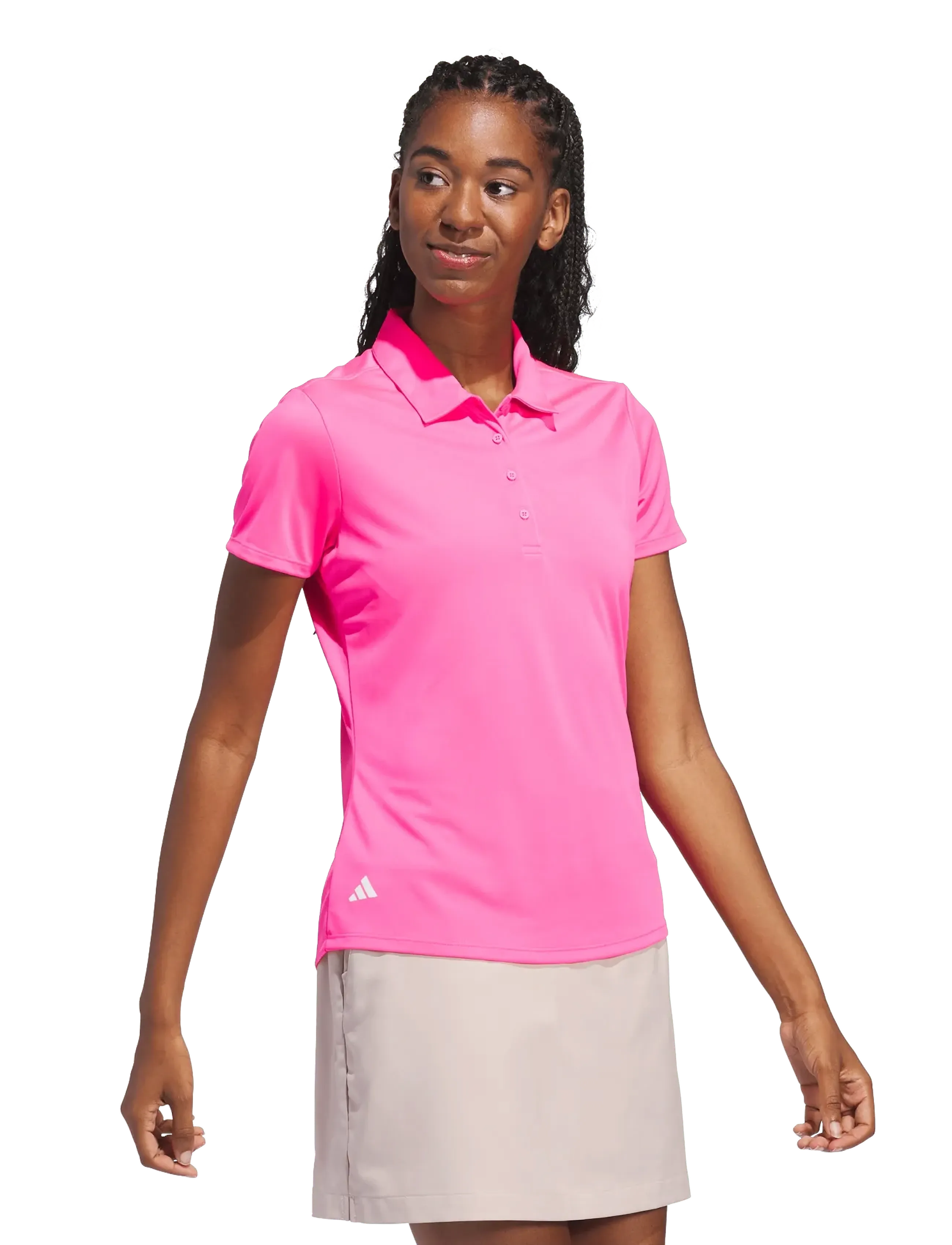 adidas Golf - W PERF SLD SS P - oberteile & t-shirts - sopink - 2