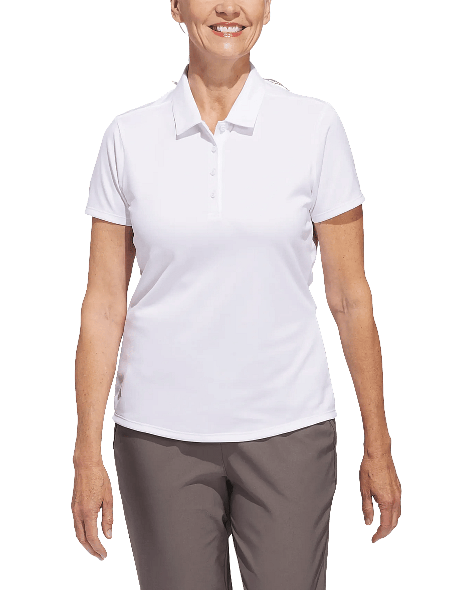 adidas Golf - W PERF SLD SS P - oberteile & t-shirts - white - 3
